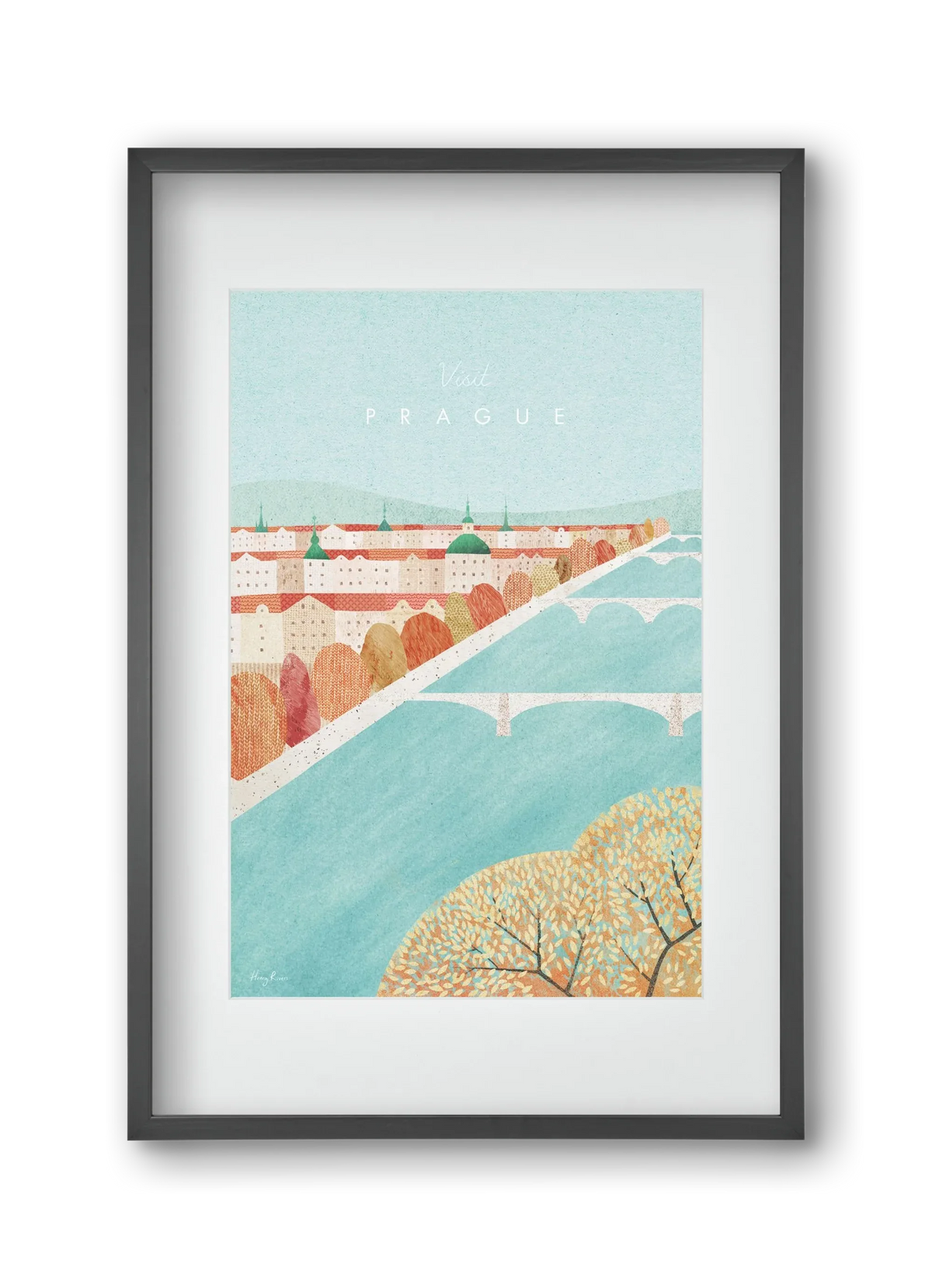 Prague Travel Poster - artbridge