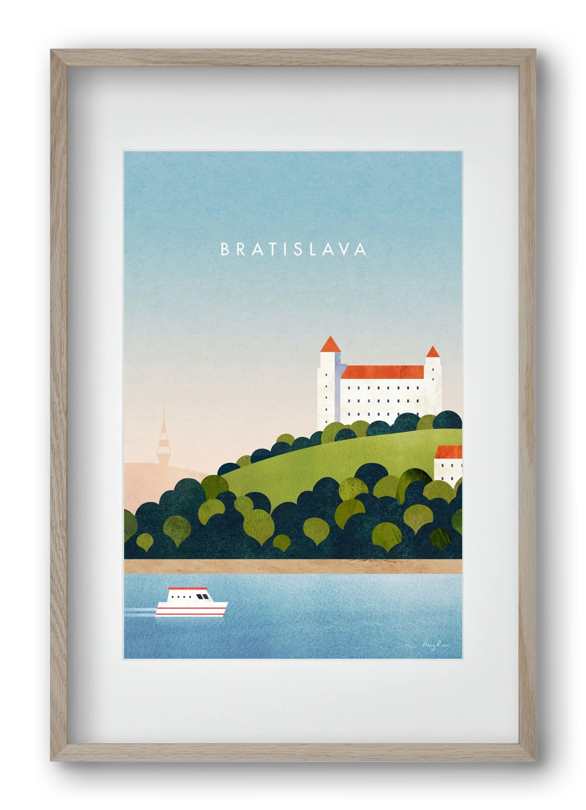 Bratislava Travel Poster - artbridge
