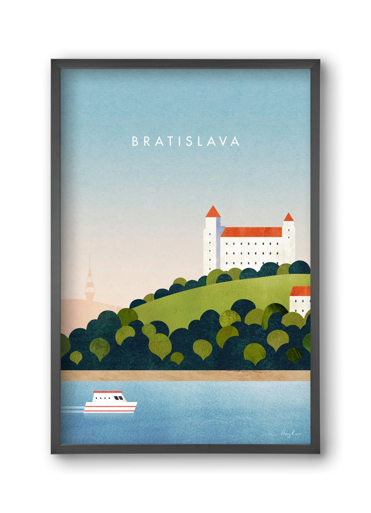 Bratislava Travel Poster - artbridge