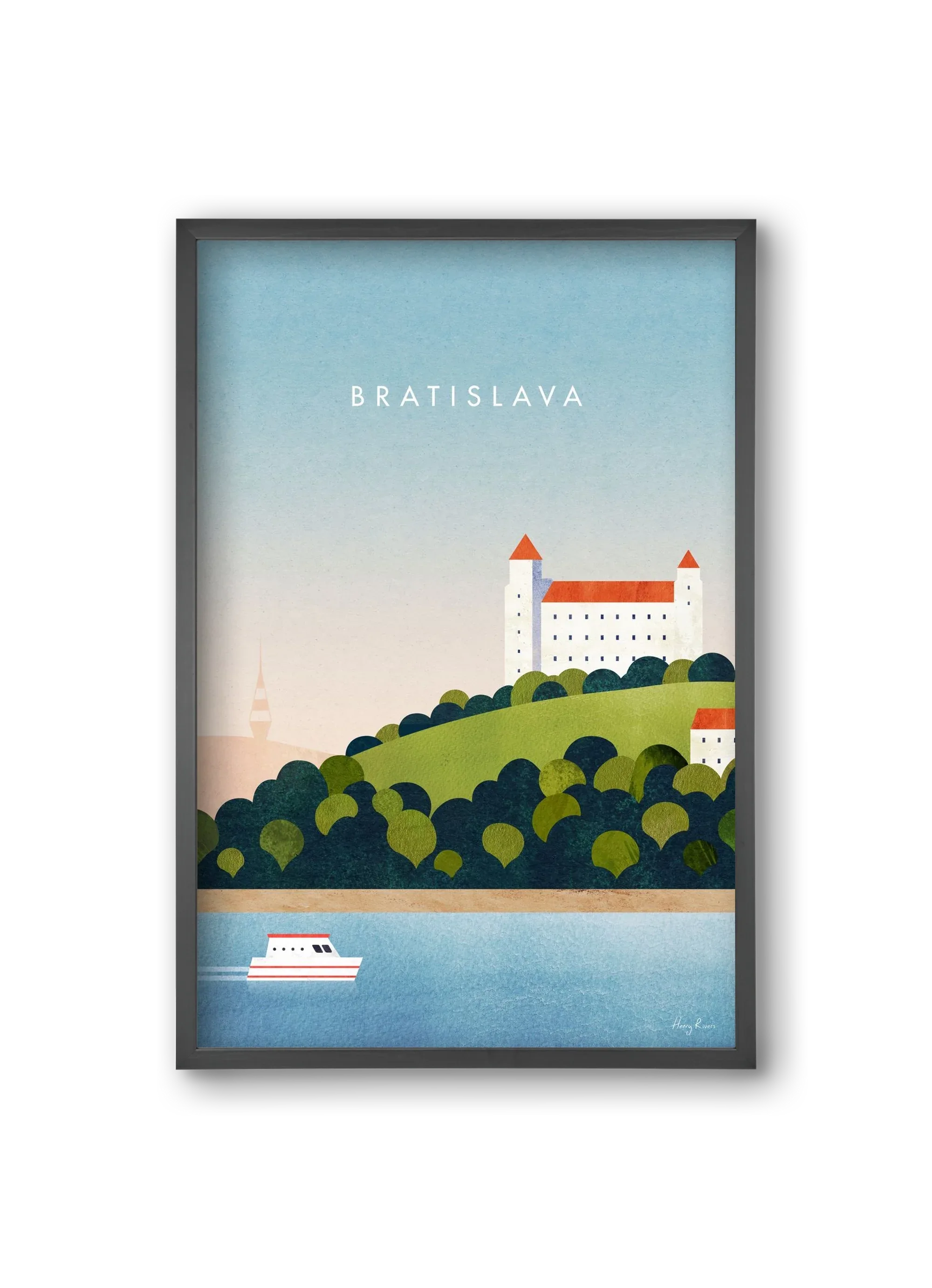 Bratislava Travel Poster - artbridge