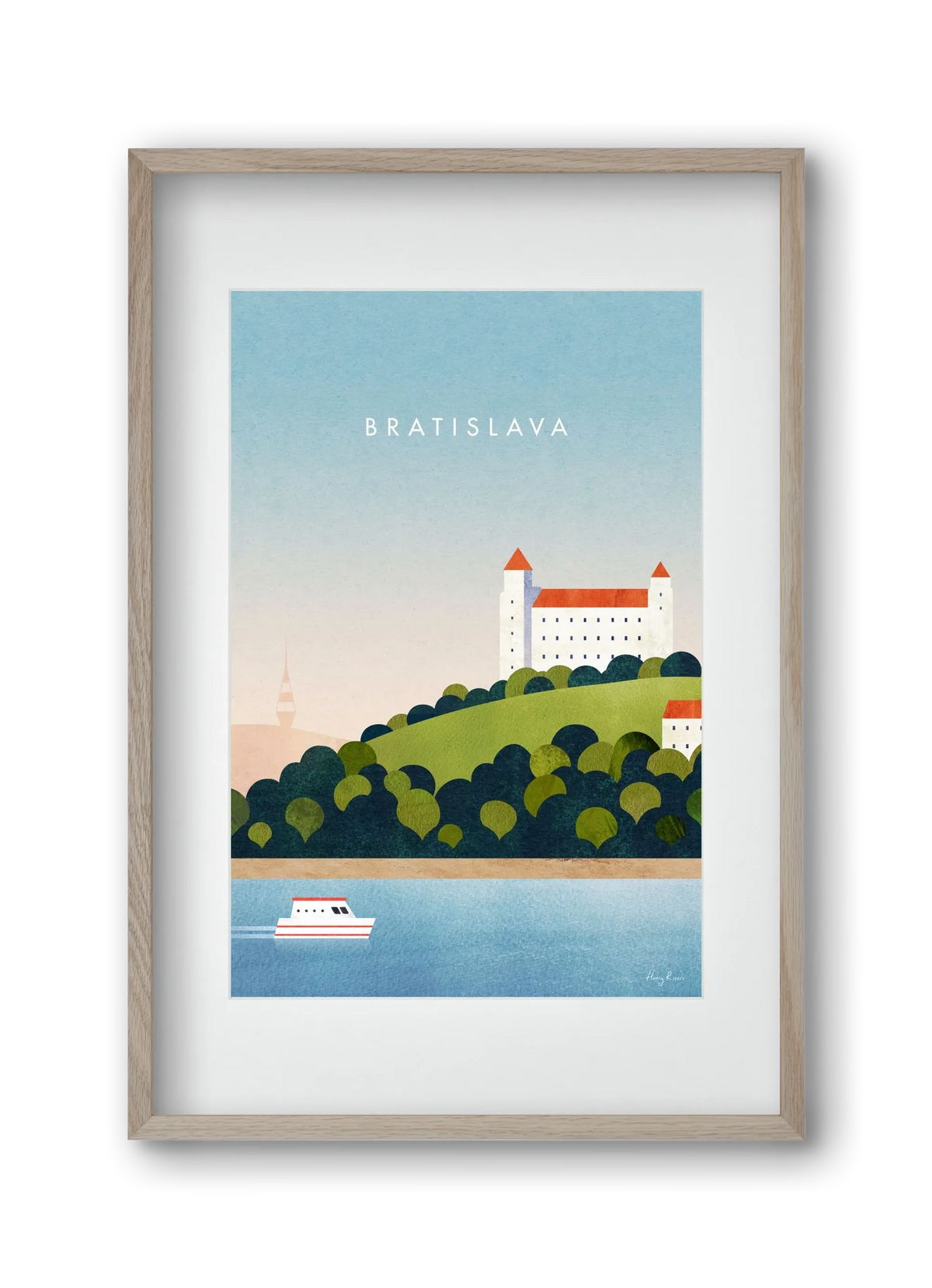 Bratislava Travel Poster - artbridge