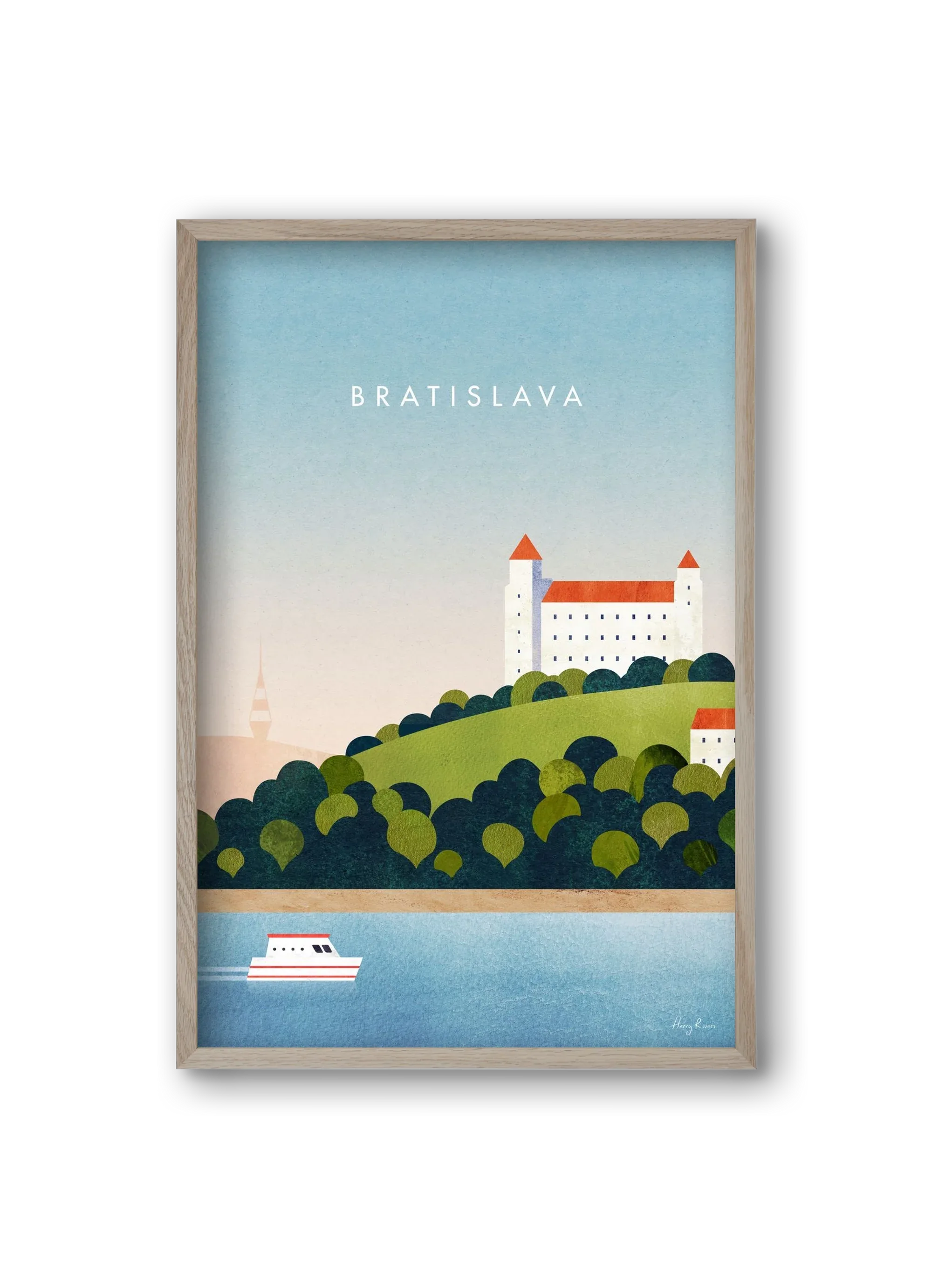 Bratislava Travel Poster - artbridge