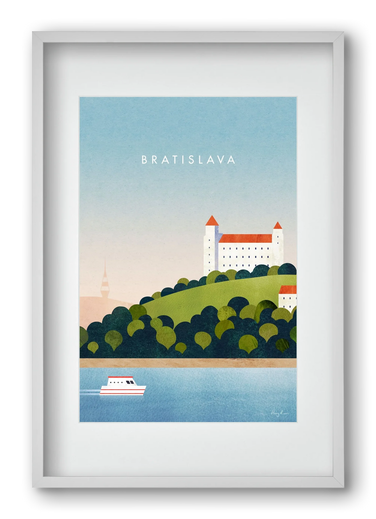 Bratislava Travel Poster - artbridge