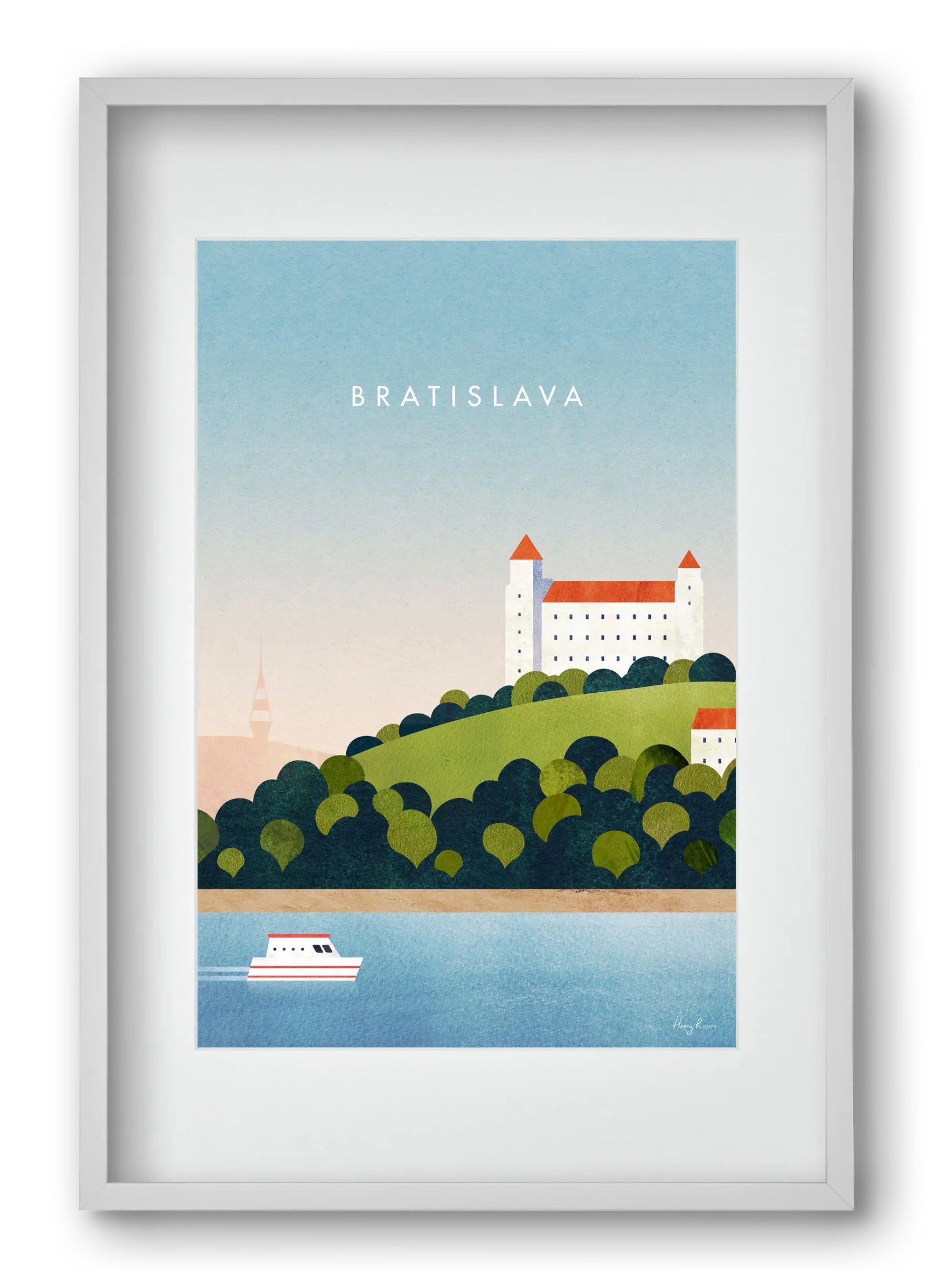 Bratislava Travel Poster - artbridge