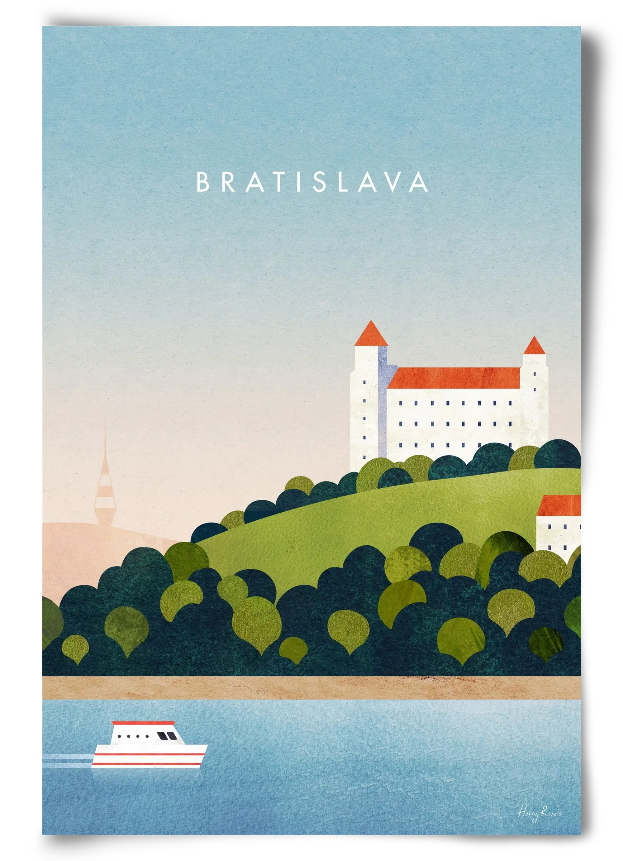 Bratislava Travel Poster - artbridge