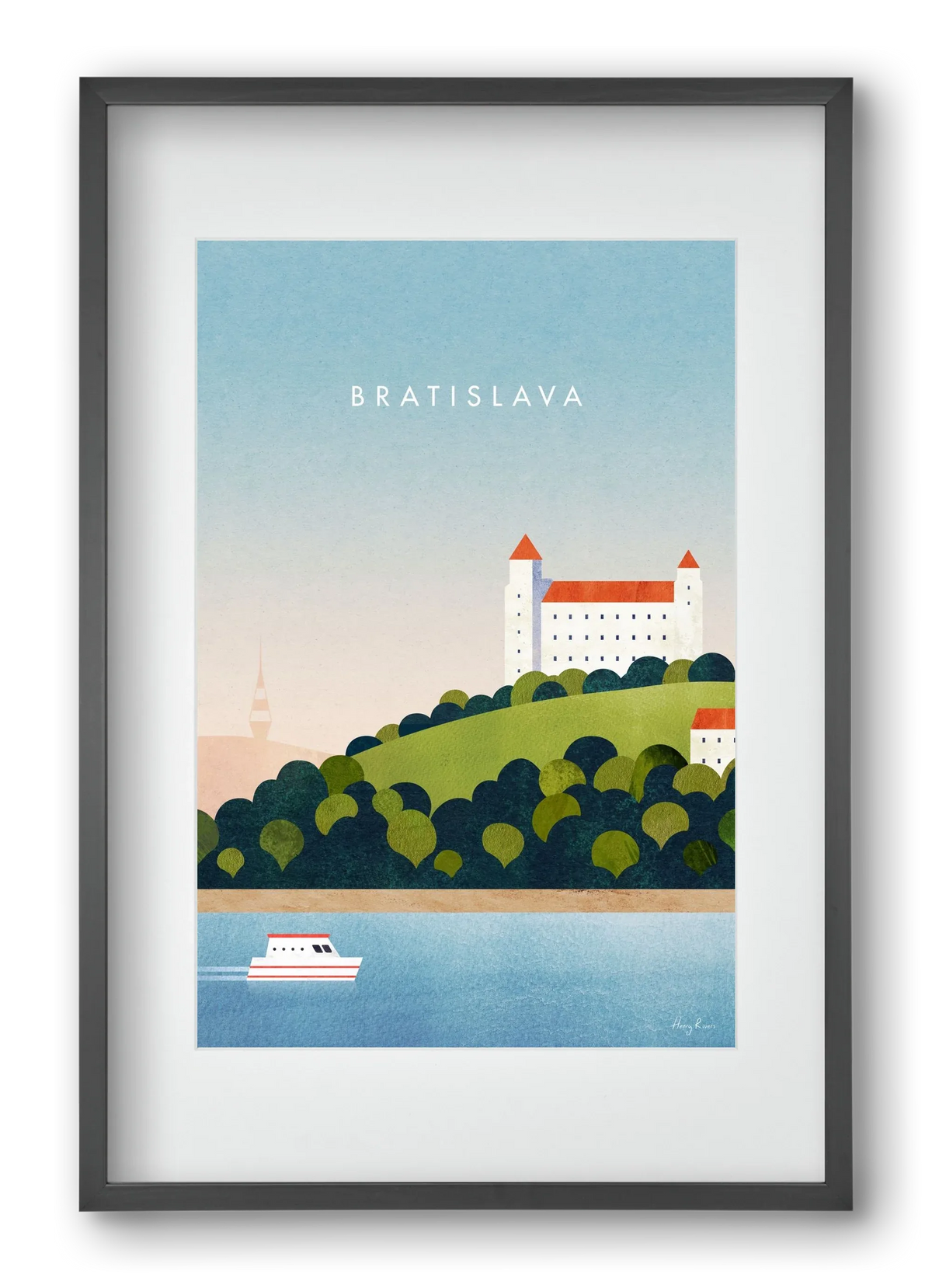 Bratislava Travel Poster - artbridge