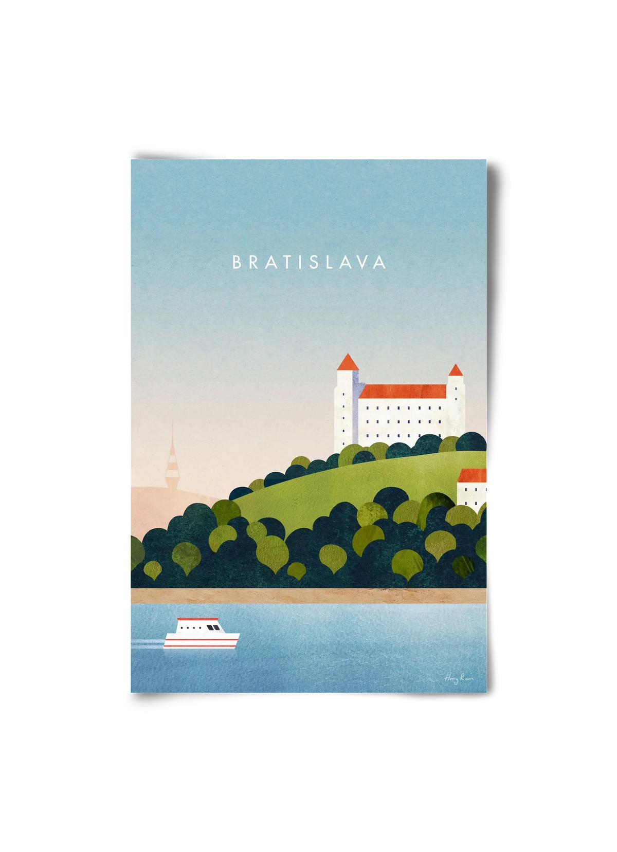 Bratislava Travel Poster - artbridge