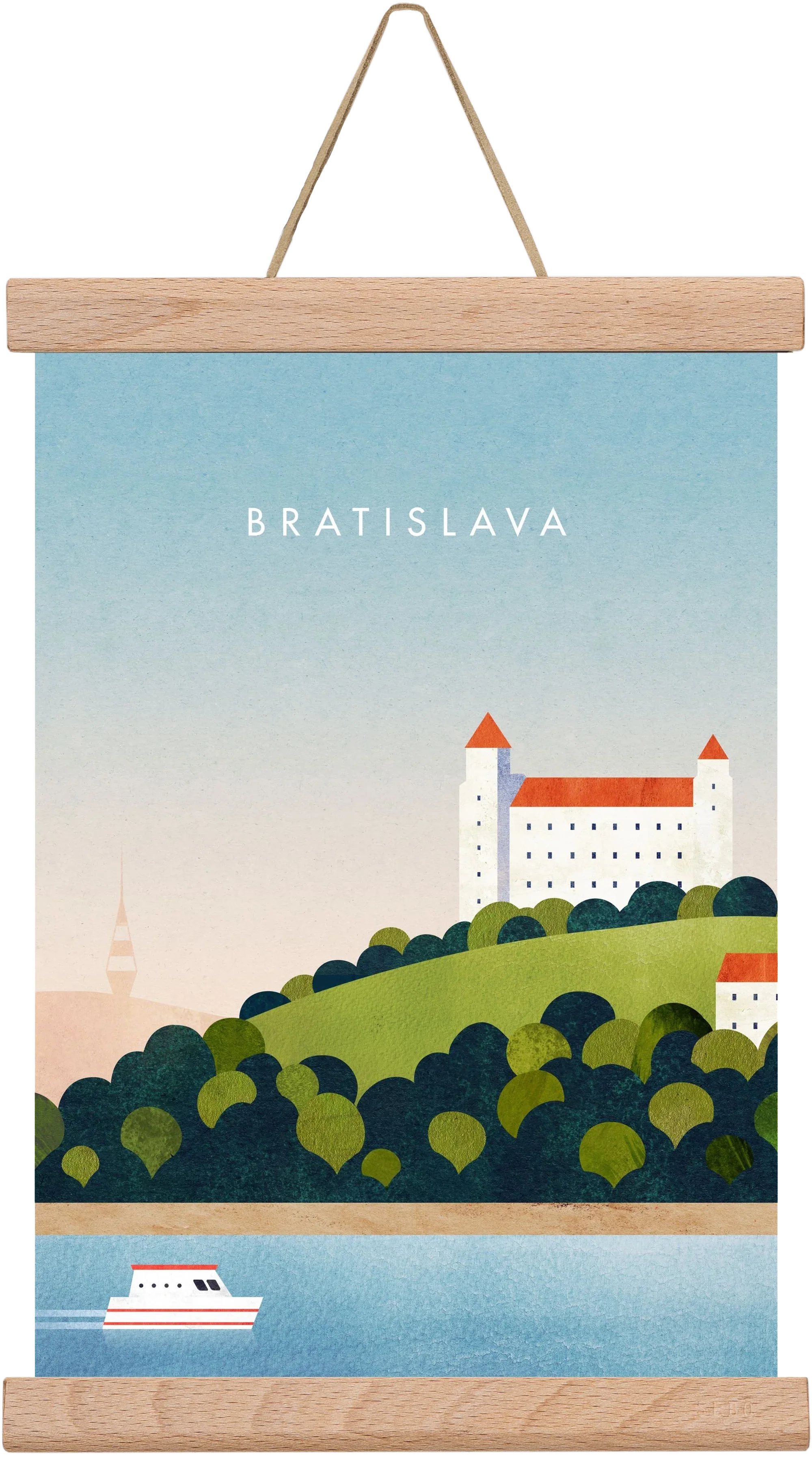Bratislava Travel Poster - artbridge
