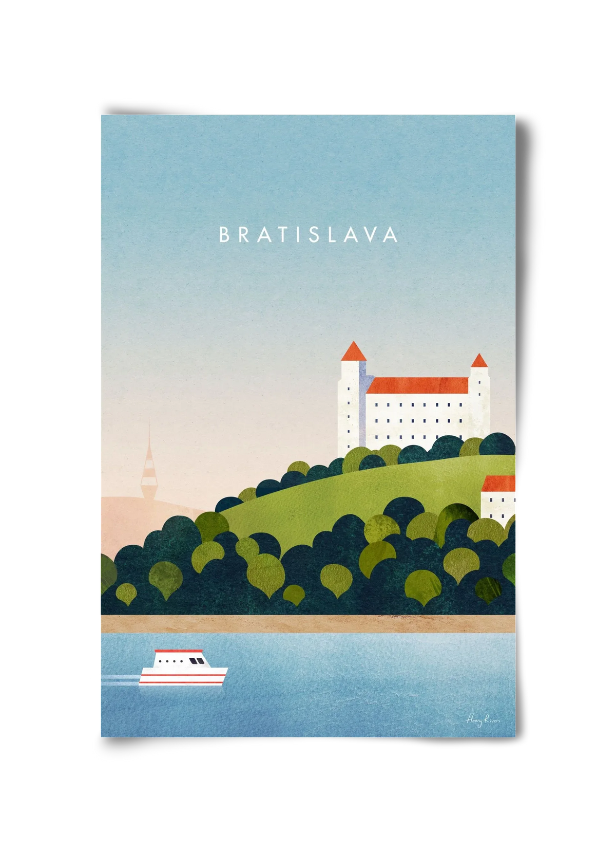 Bratislava Travel Poster - artbridge