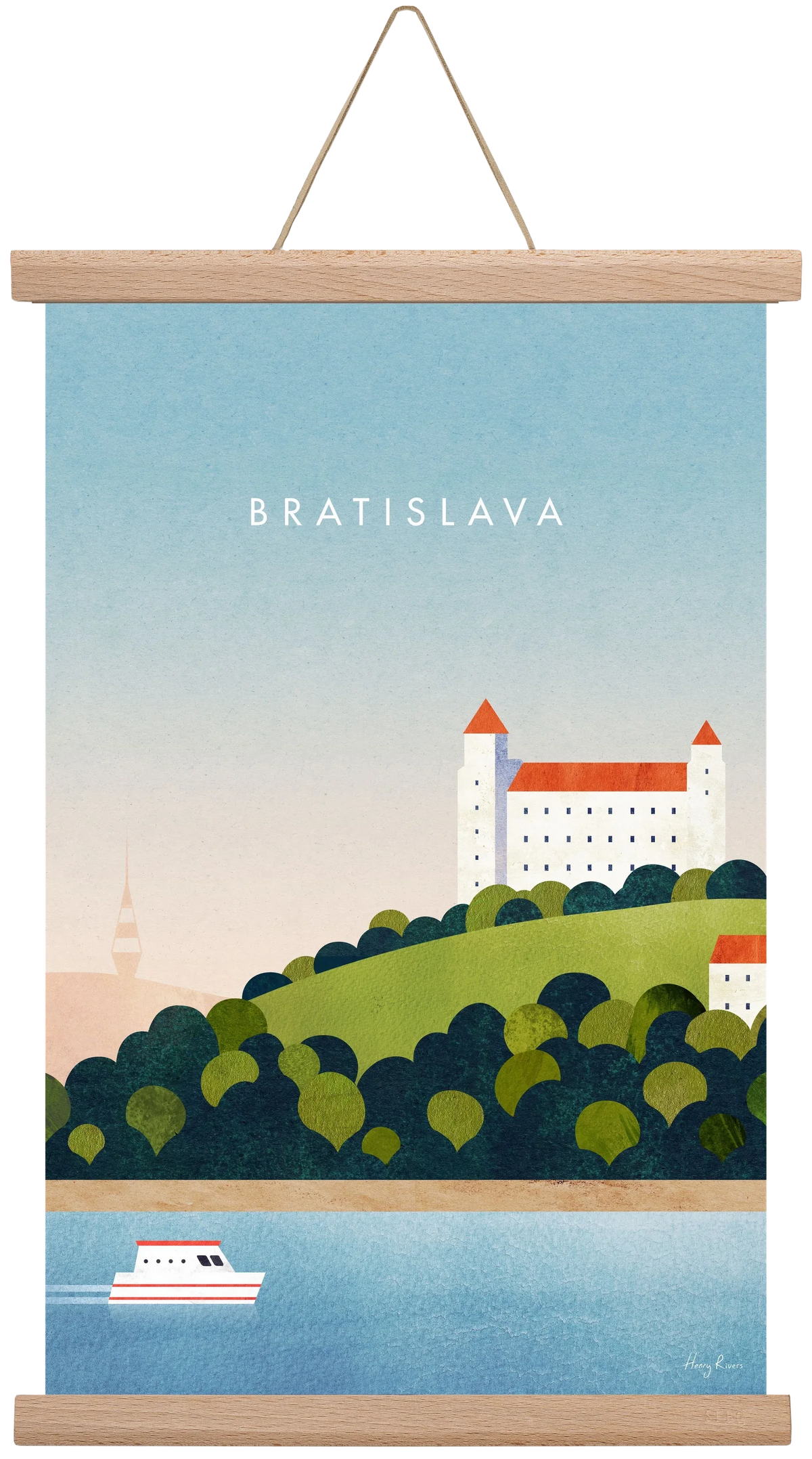 Bratislava Travel Poster - artbridge