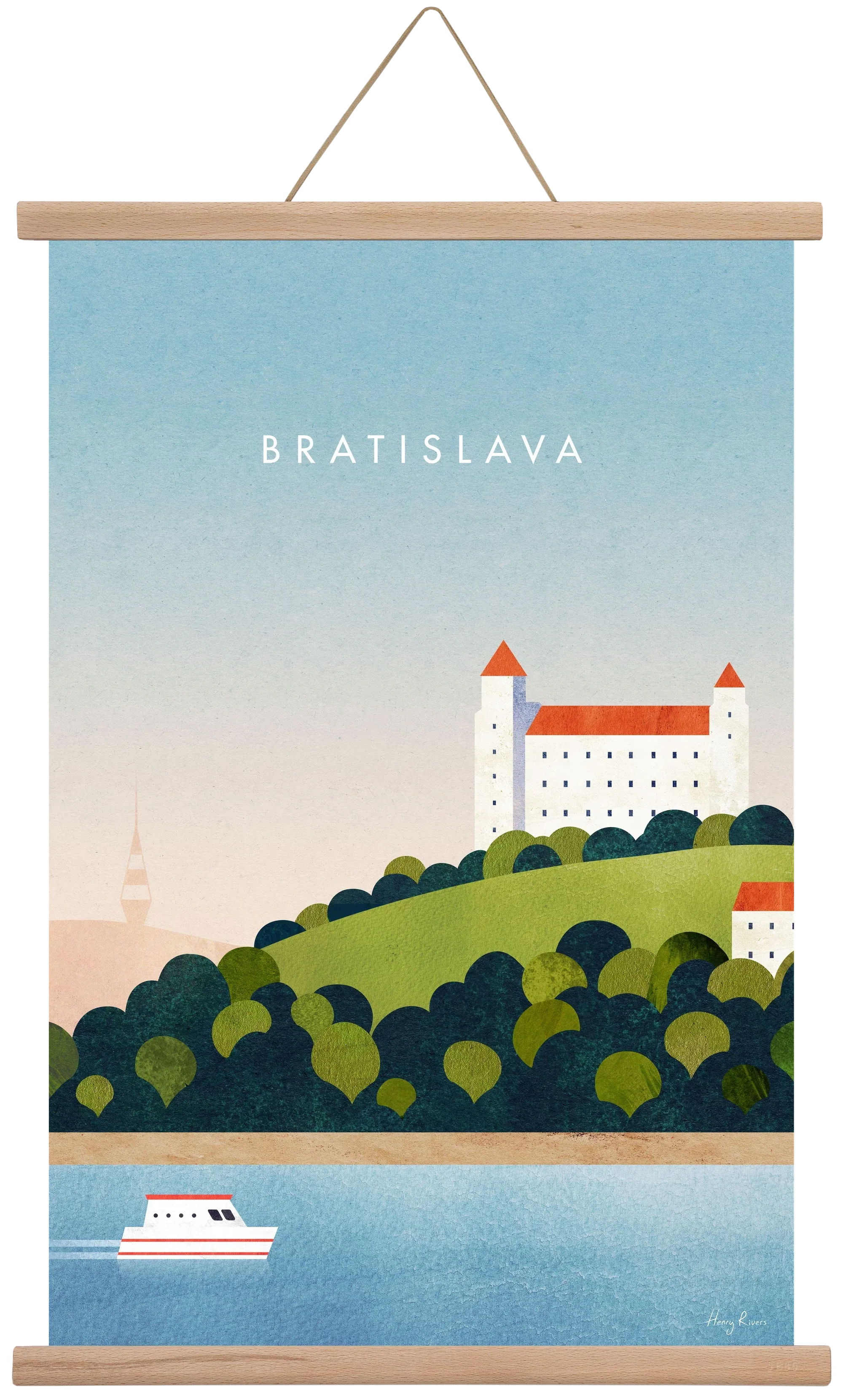 Bratislava Travel Poster - artbridge