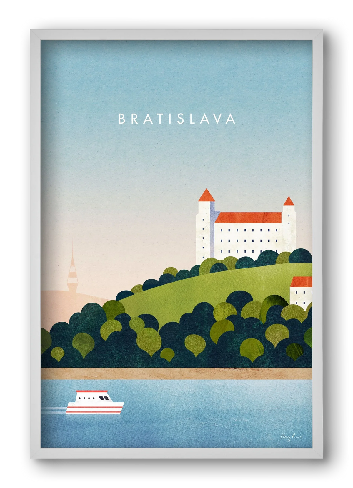 Bratislava Travel Poster - artbridge
