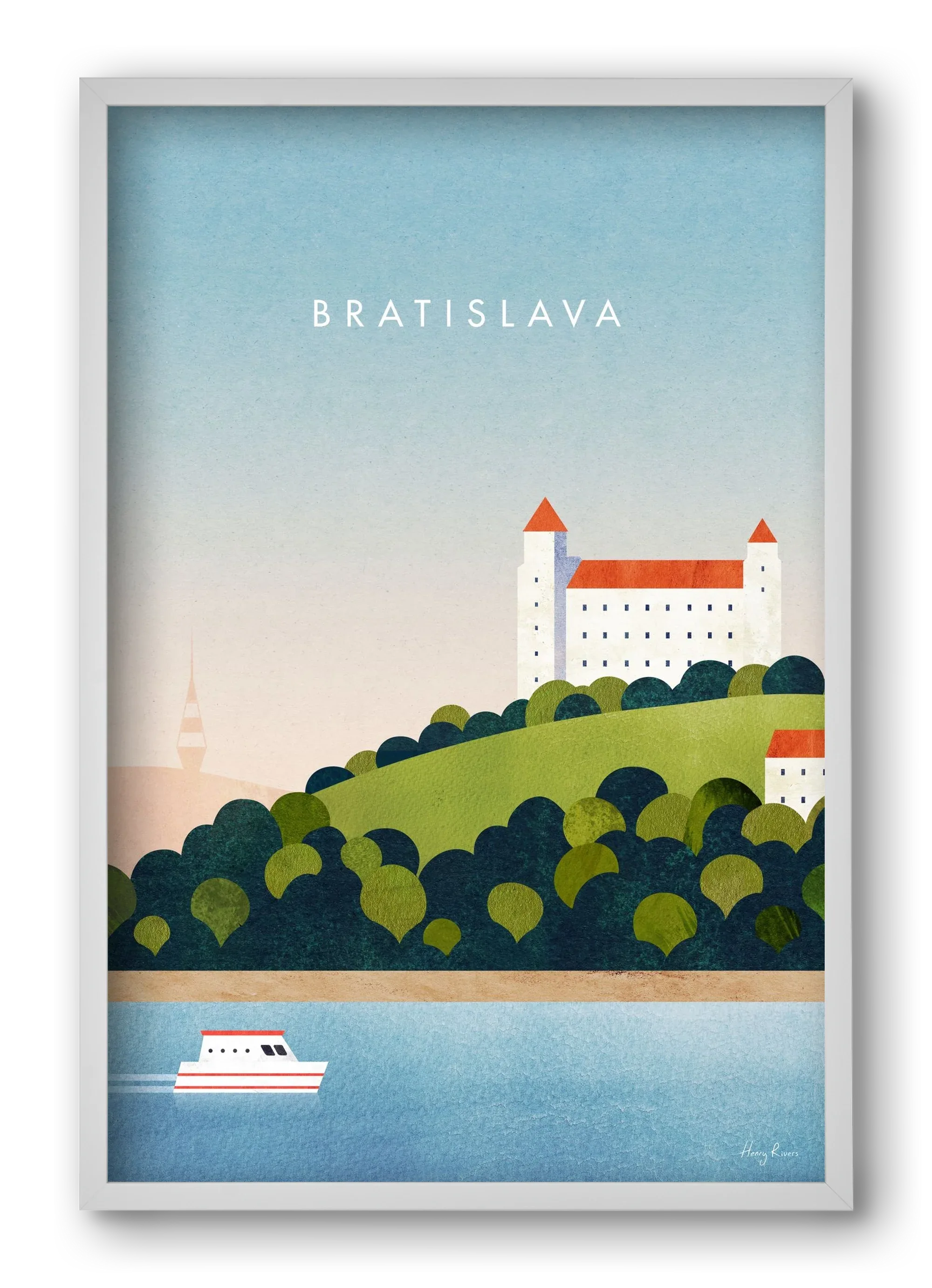 Bratislava Travel Poster - artbridge