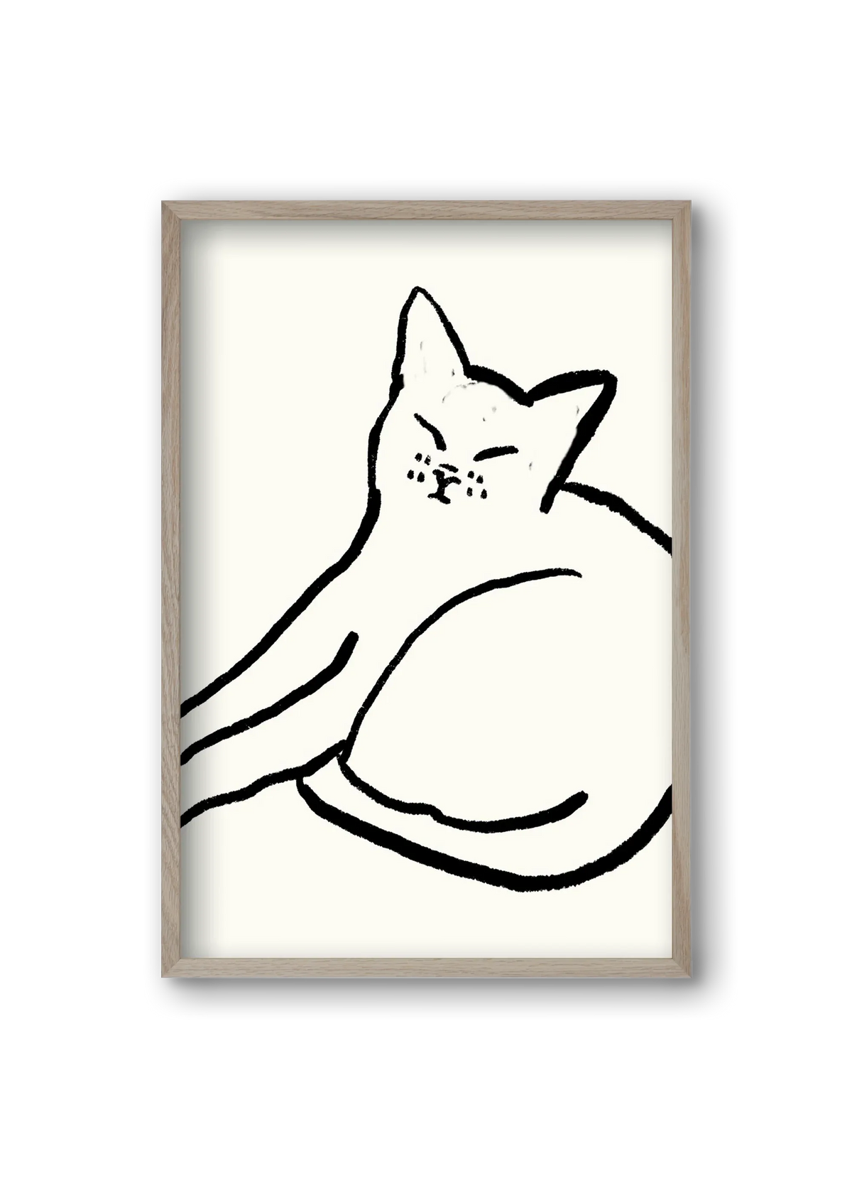 Good Morning Monochrome Cat - artbridge