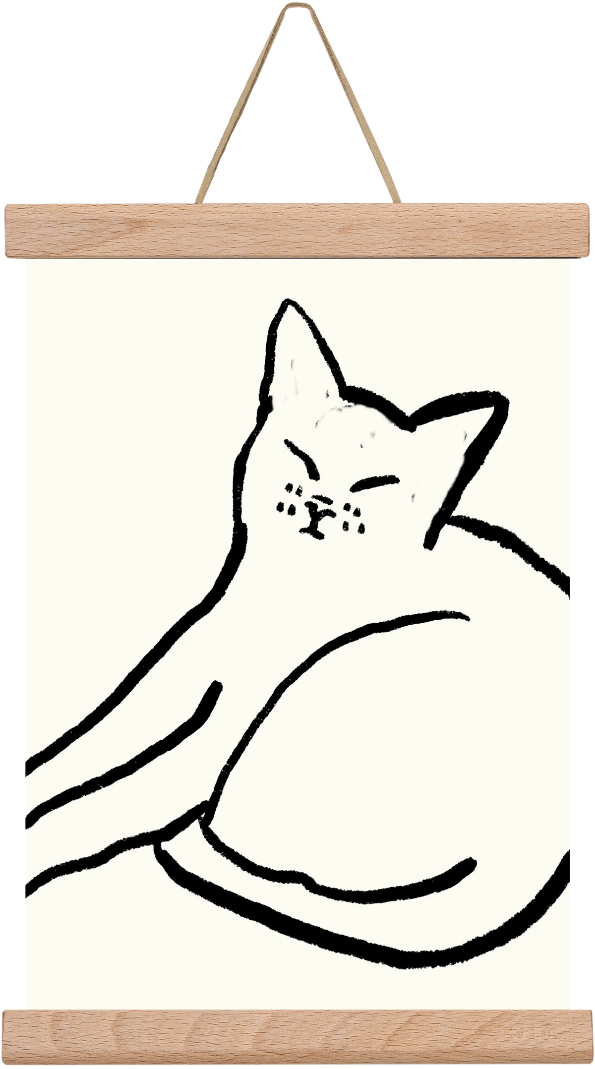 Good Morning Monochrome Cat - artbridge