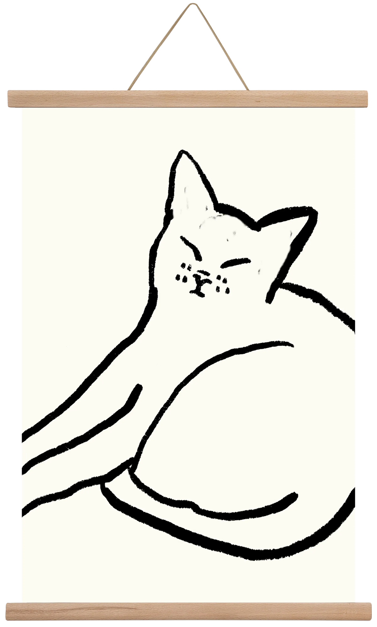 Good Morning Monochrome Cat - artbridge