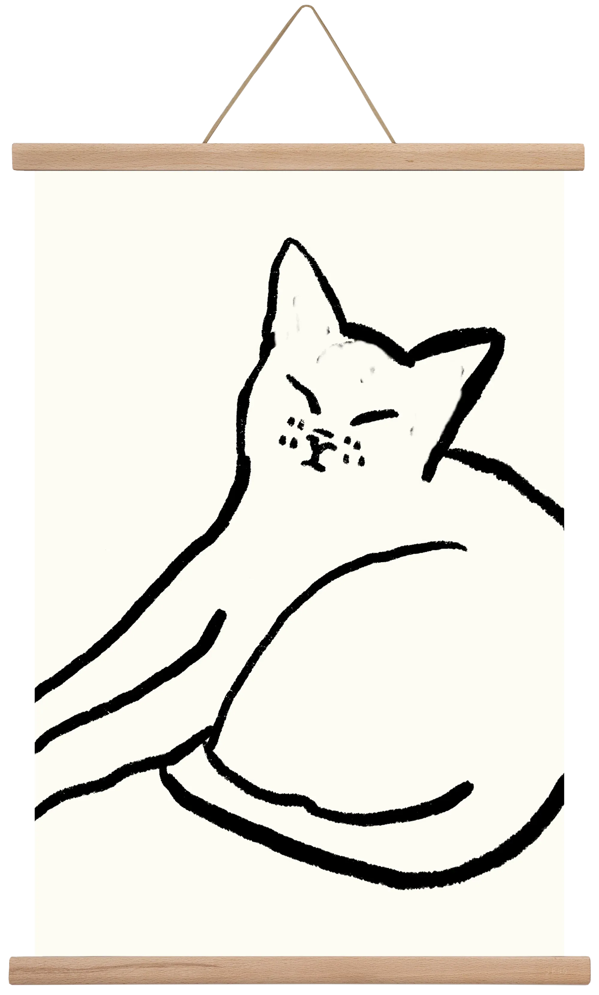 Good Morning Monochrome Cat - artbridge