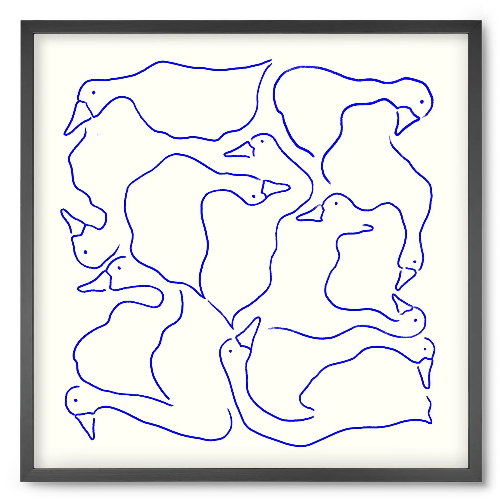 Duck Duck Goose in Blue - artbridge
