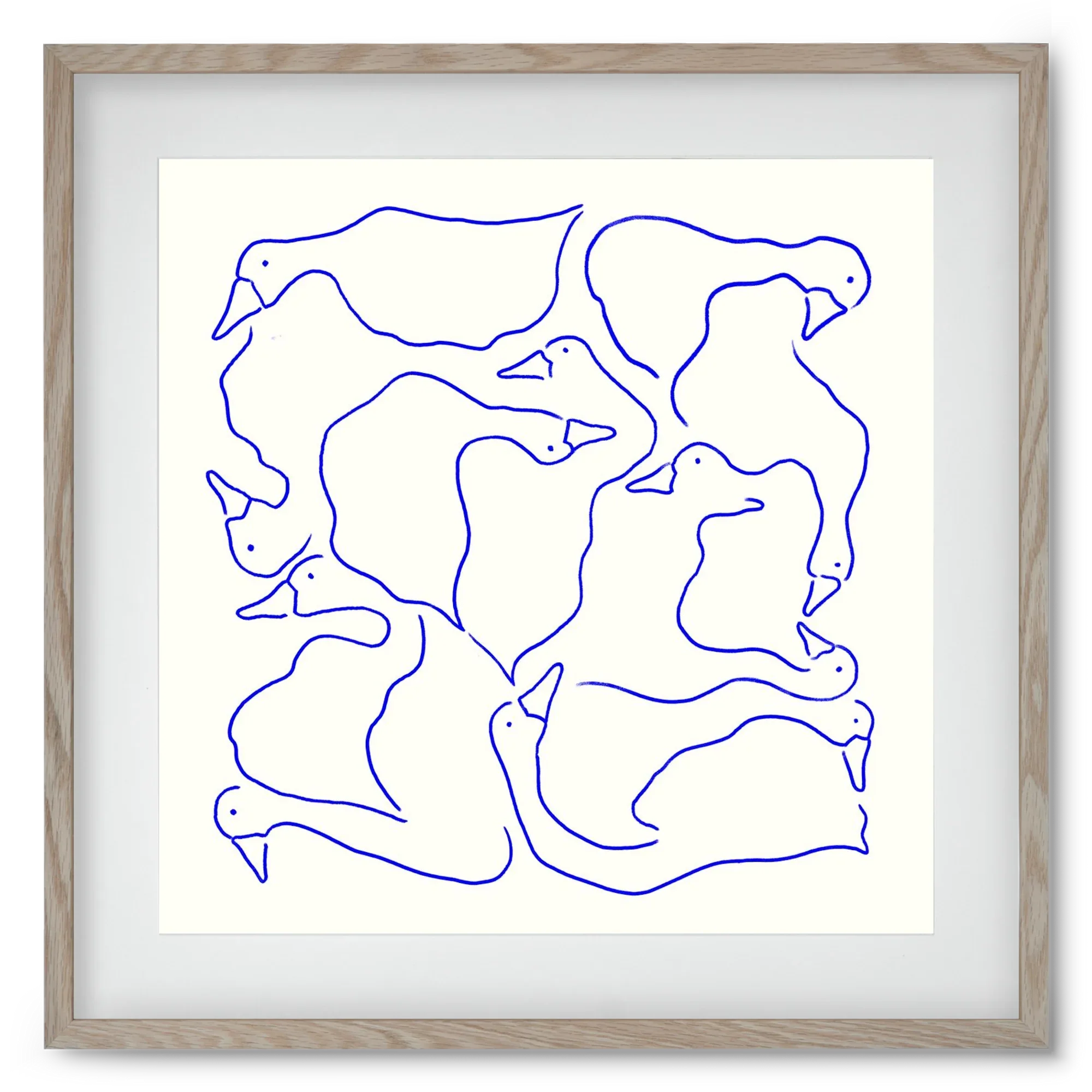 Duck Duck Goose in Blue - artbridge
