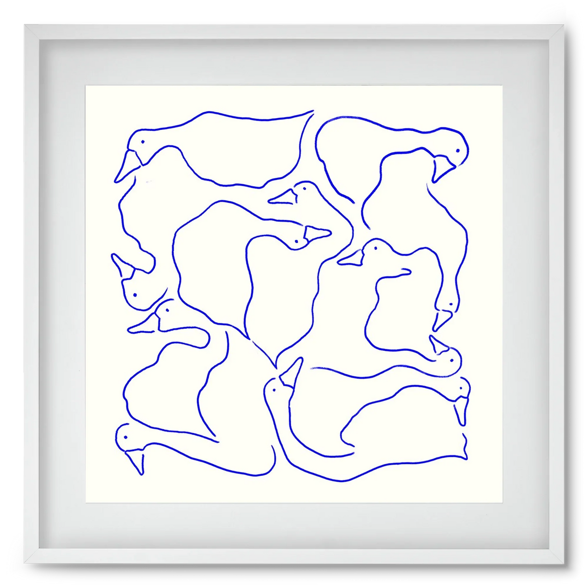 Duck Duck Goose in Blue - artbridge