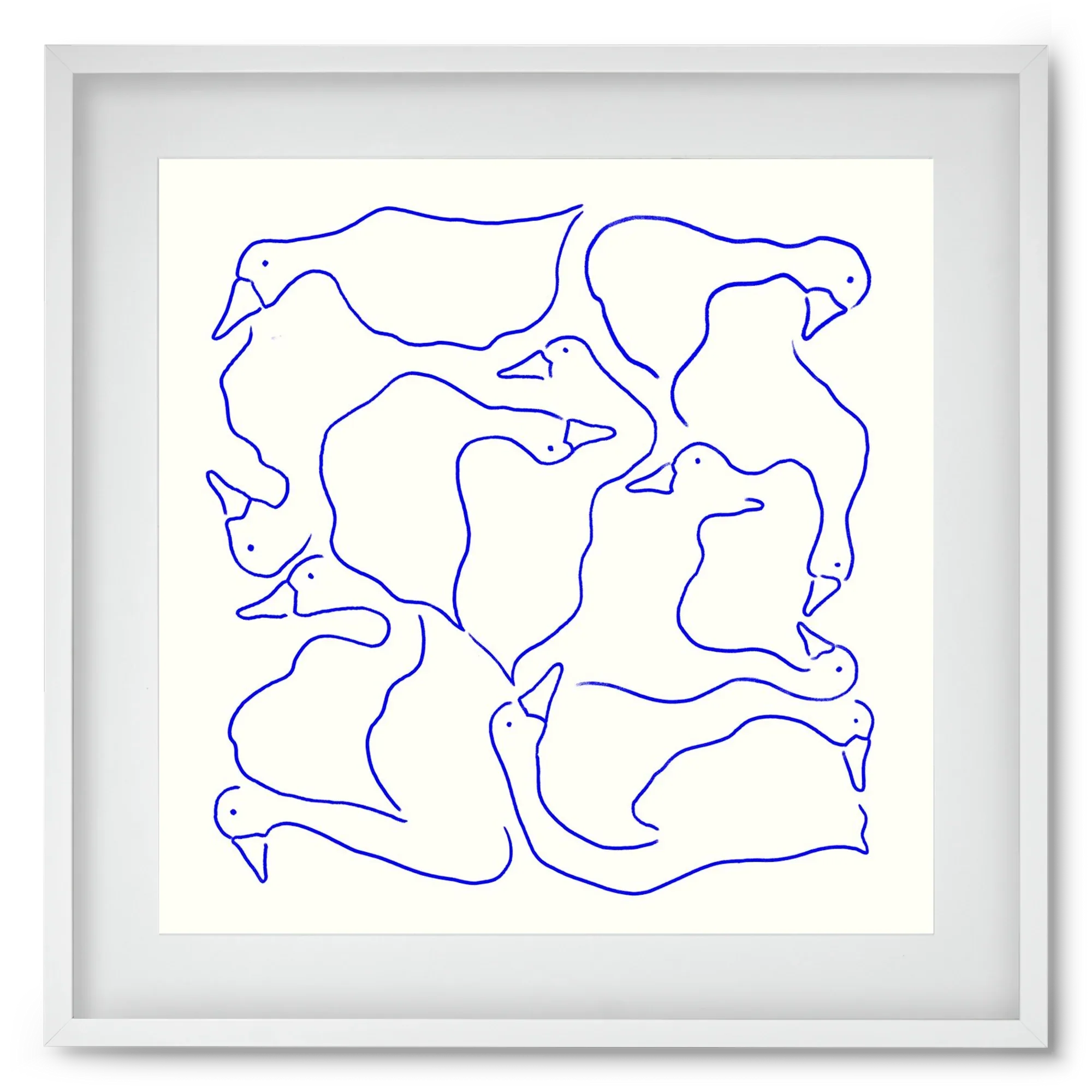 Duck Duck Goose in Blue - artbridge