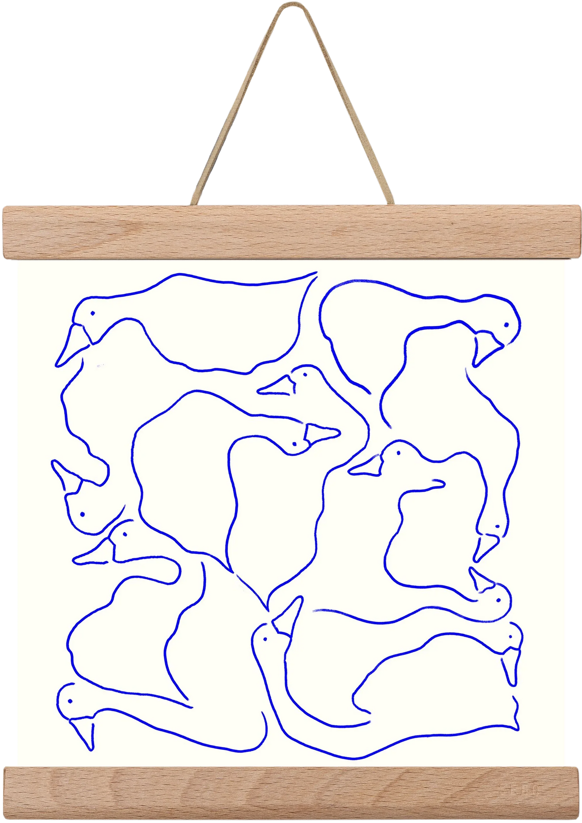 Duck Duck Goose in Blue - artbridge