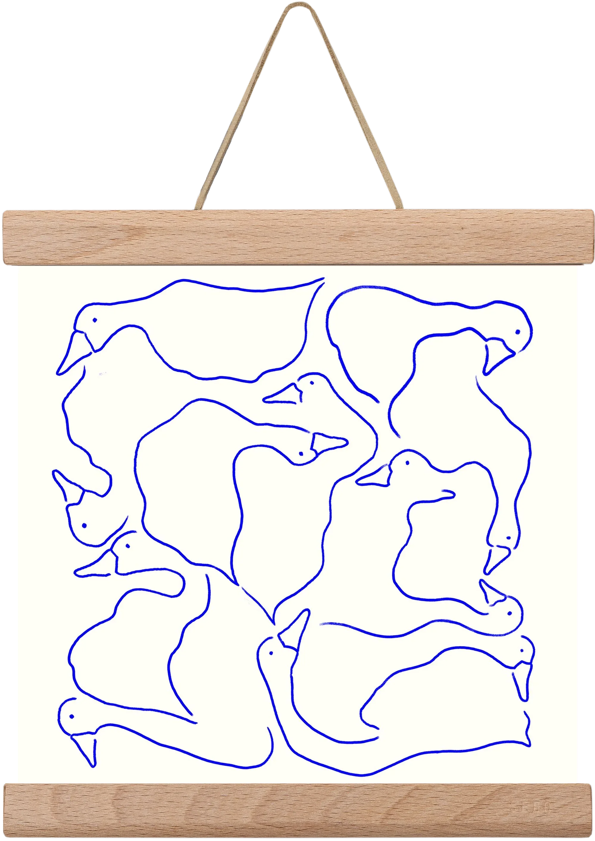 Duck Duck Goose in Blue - artbridge