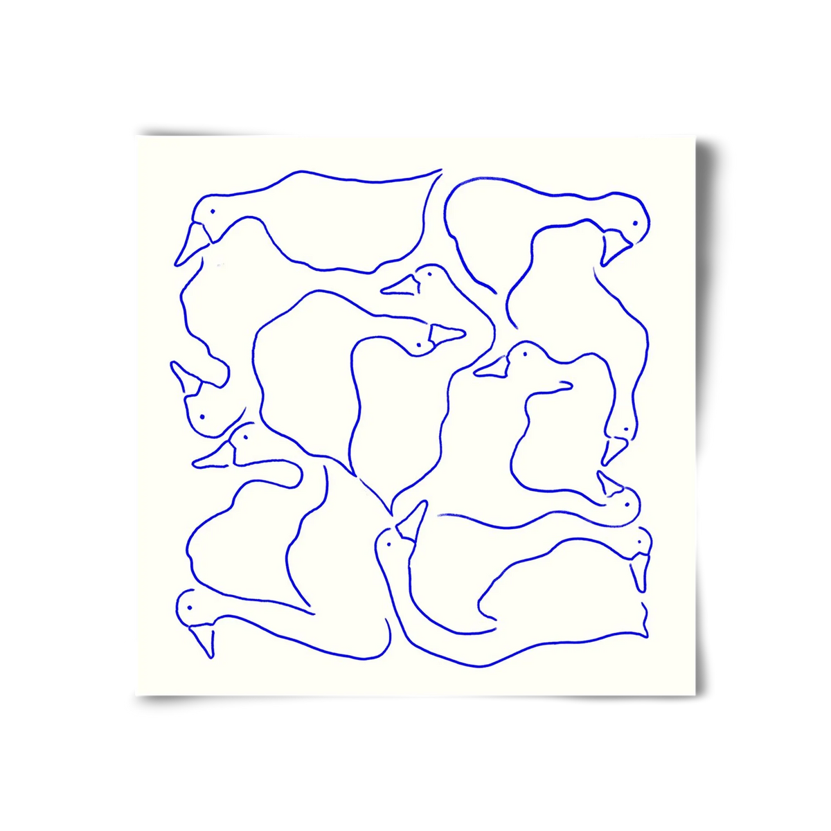 Duck Duck Goose in Blue - artbridge