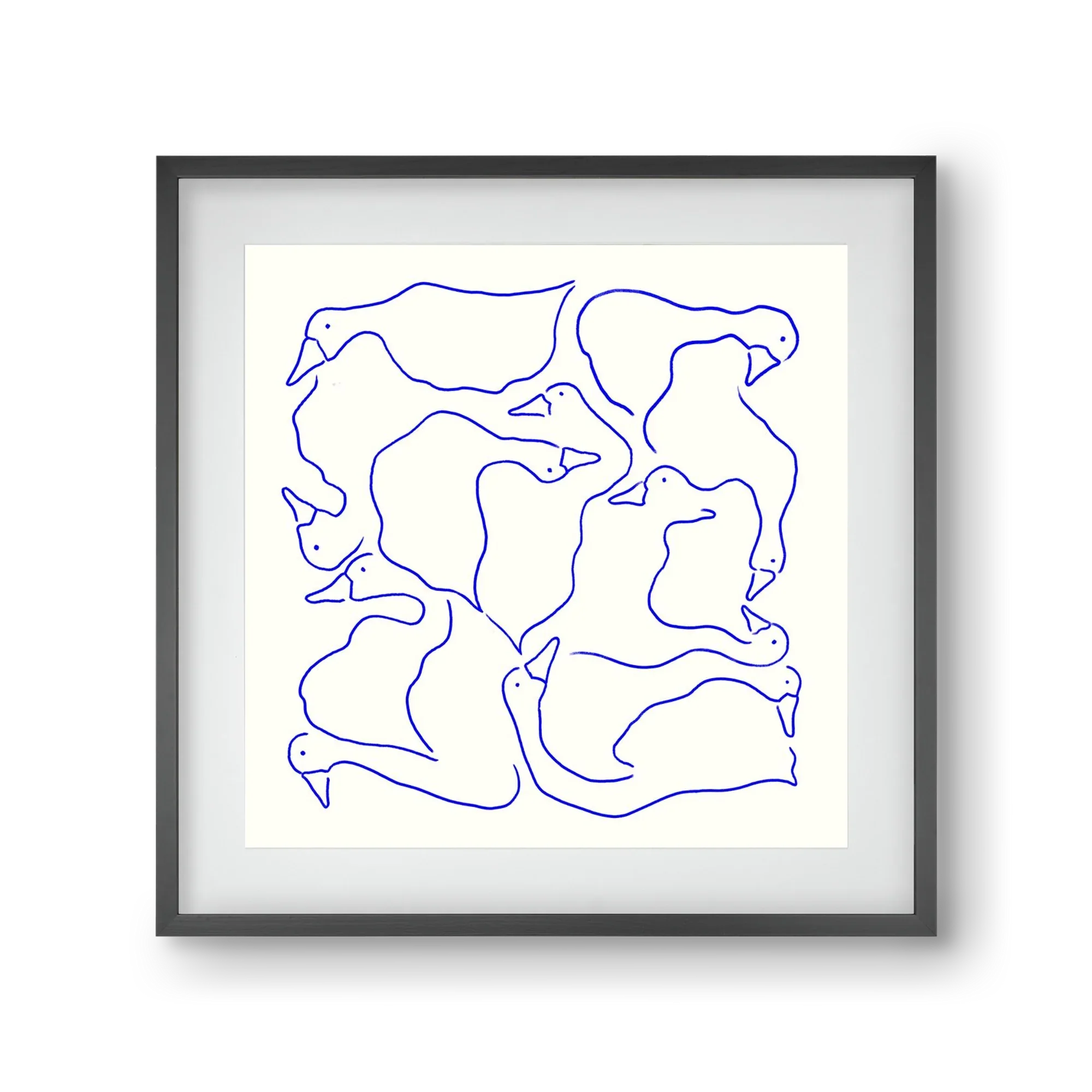 Duck Duck Goose in Blue - artbridge