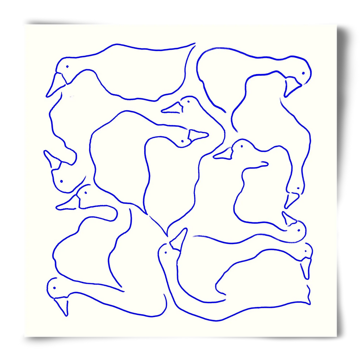 Duck Duck Goose in Blue - artbridge