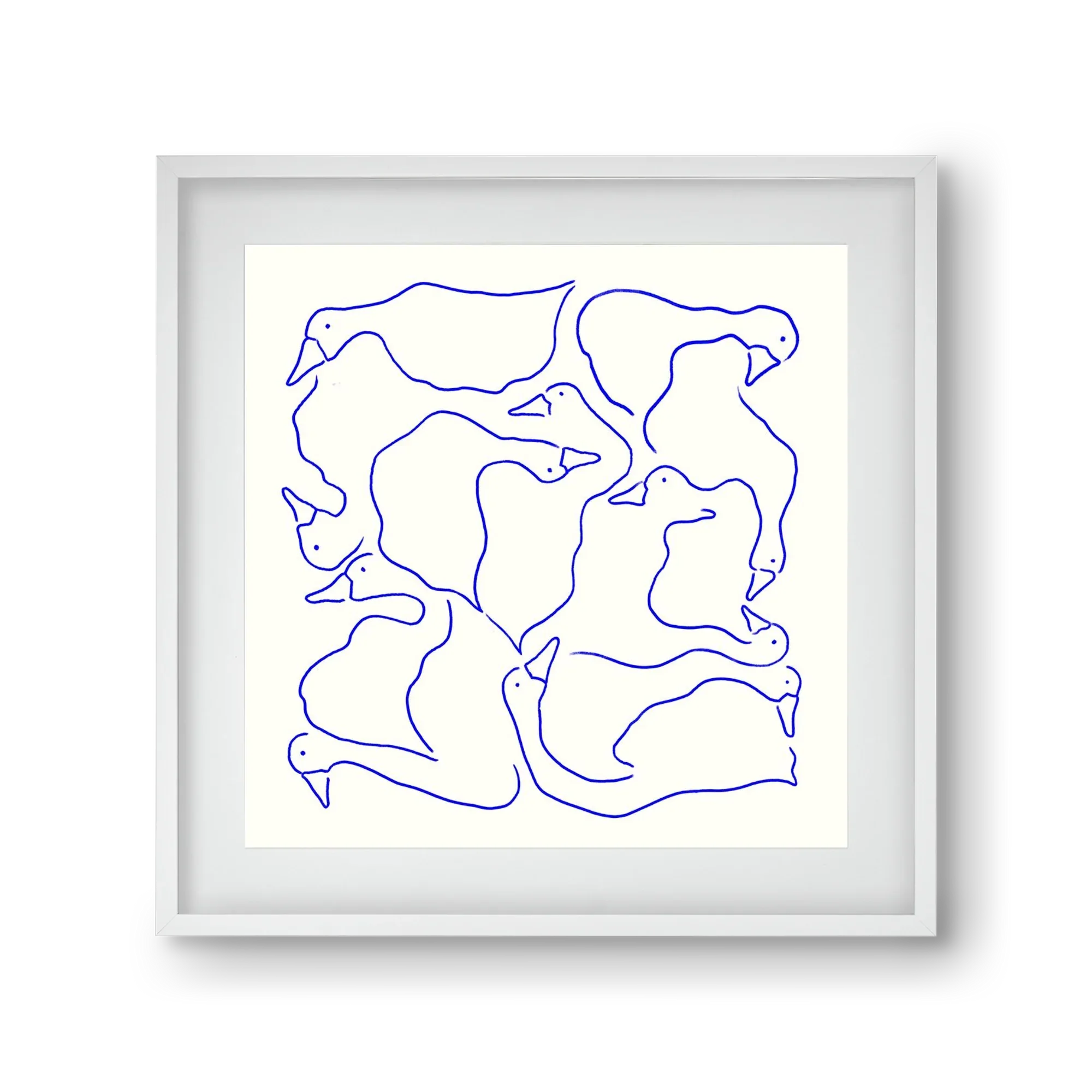 Duck Duck Goose in Blue - artbridge