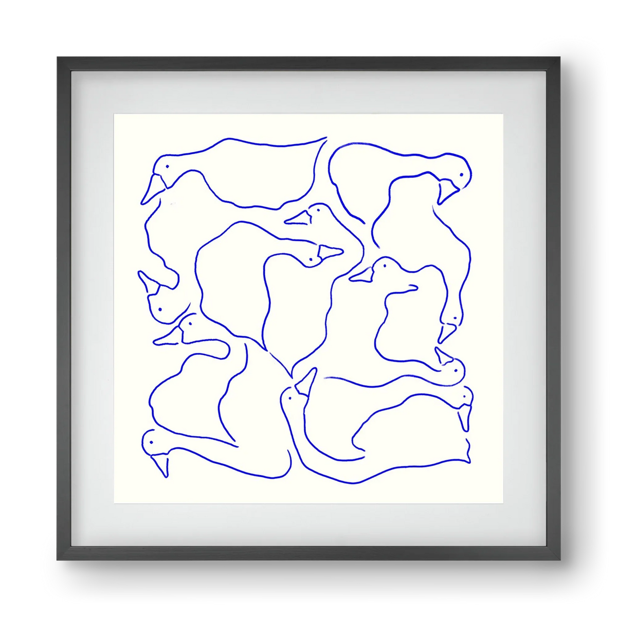 Duck Duck Goose in Blue - artbridge
