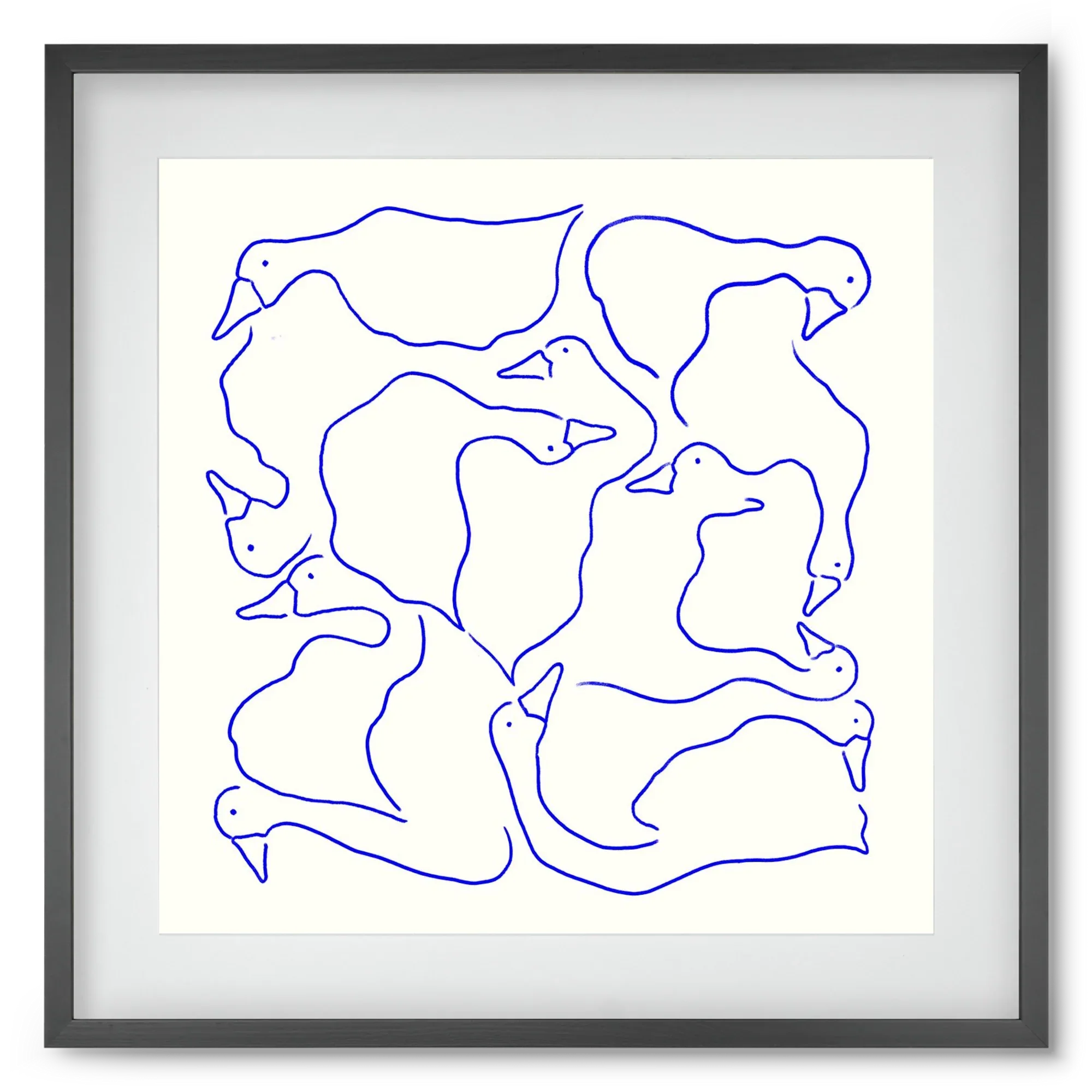 Duck Duck Goose in Blue - artbridge