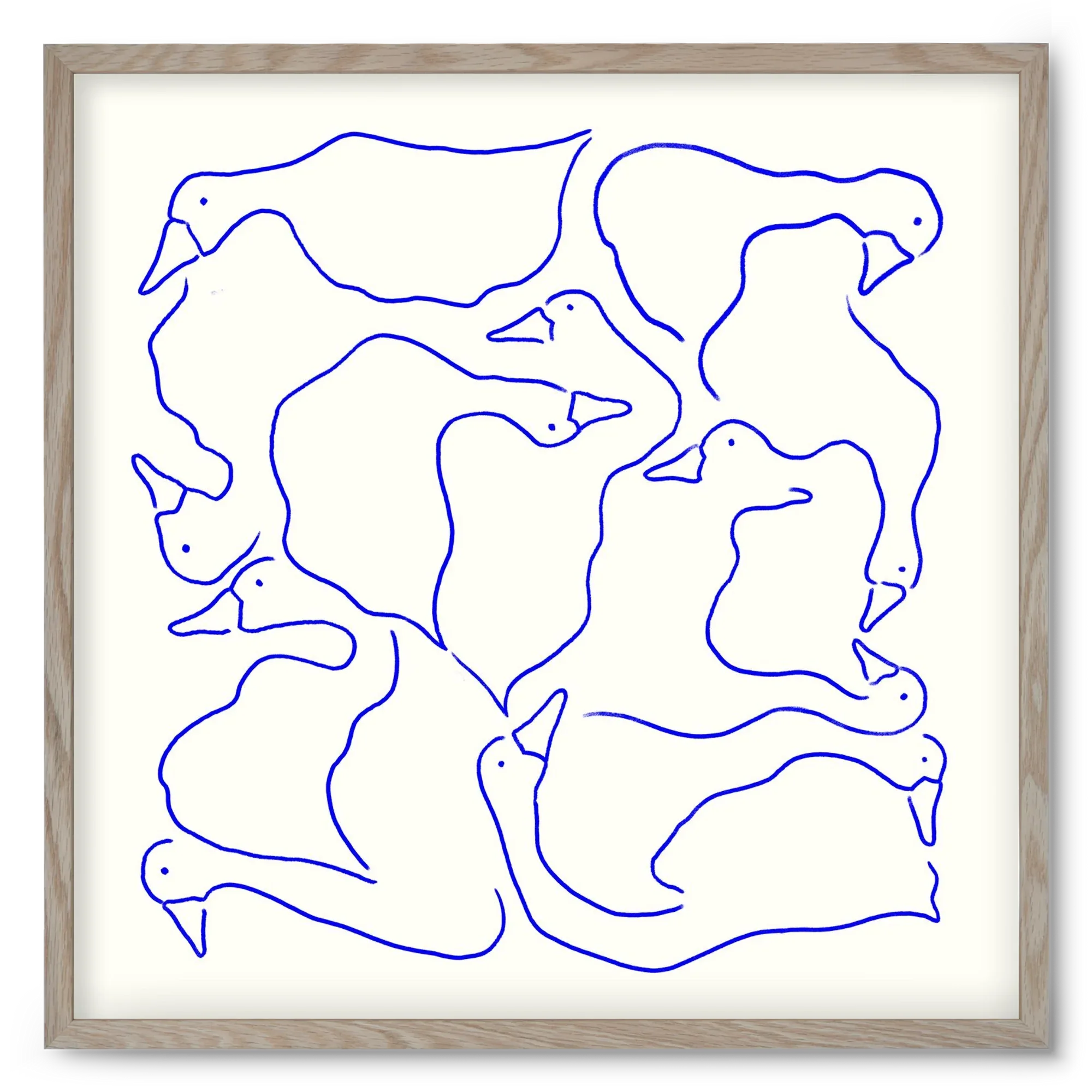 Duck Duck Goose in Blue - artbridge