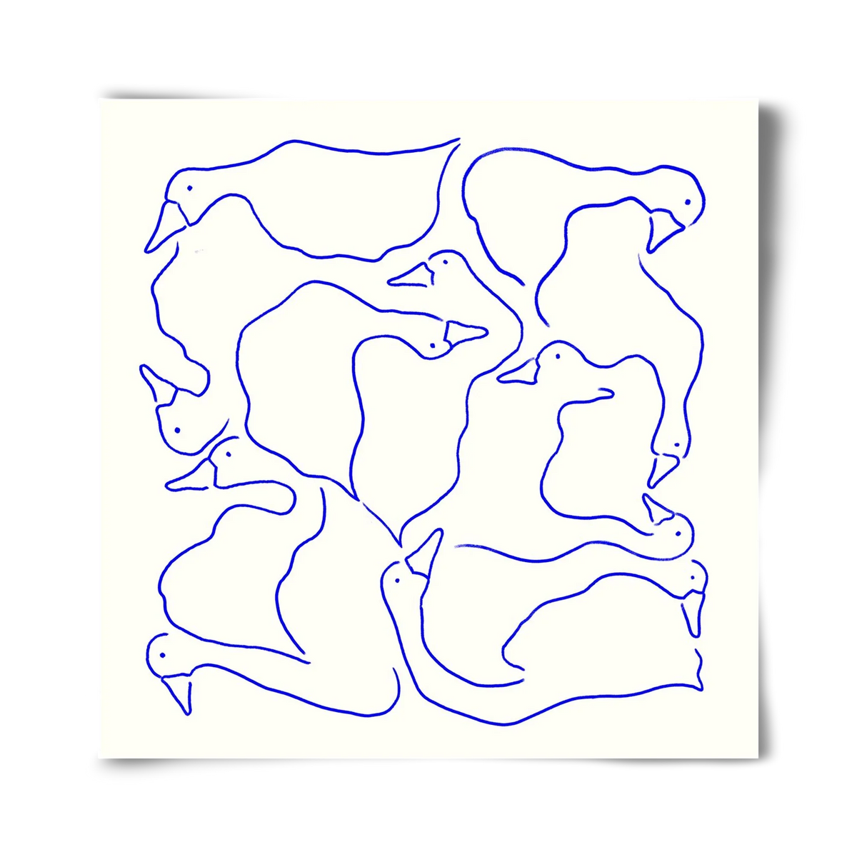 Duck Duck Goose in Blue - artbridge