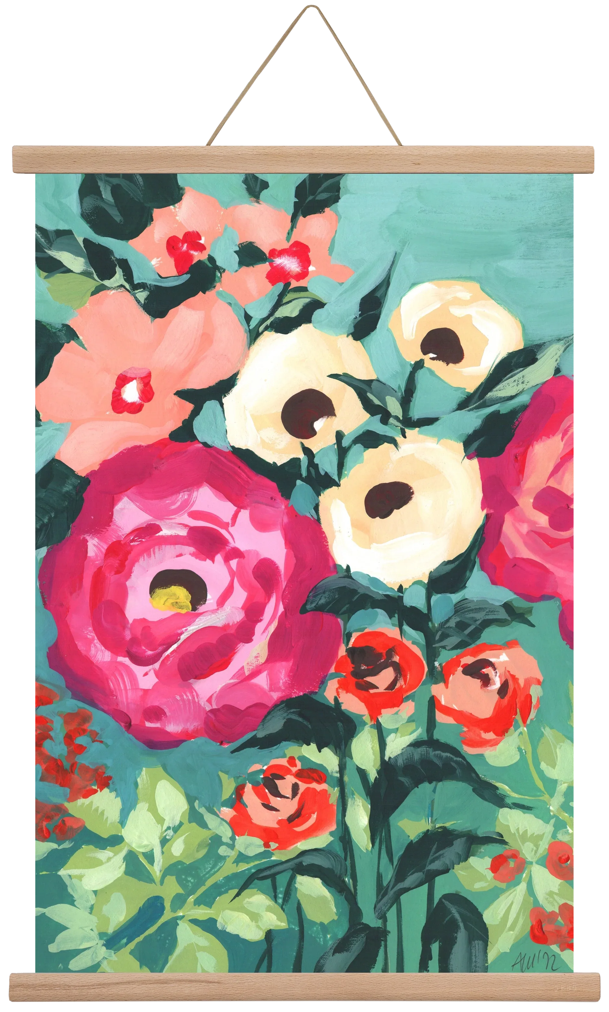 Viva Magenta Peonies - artbridge