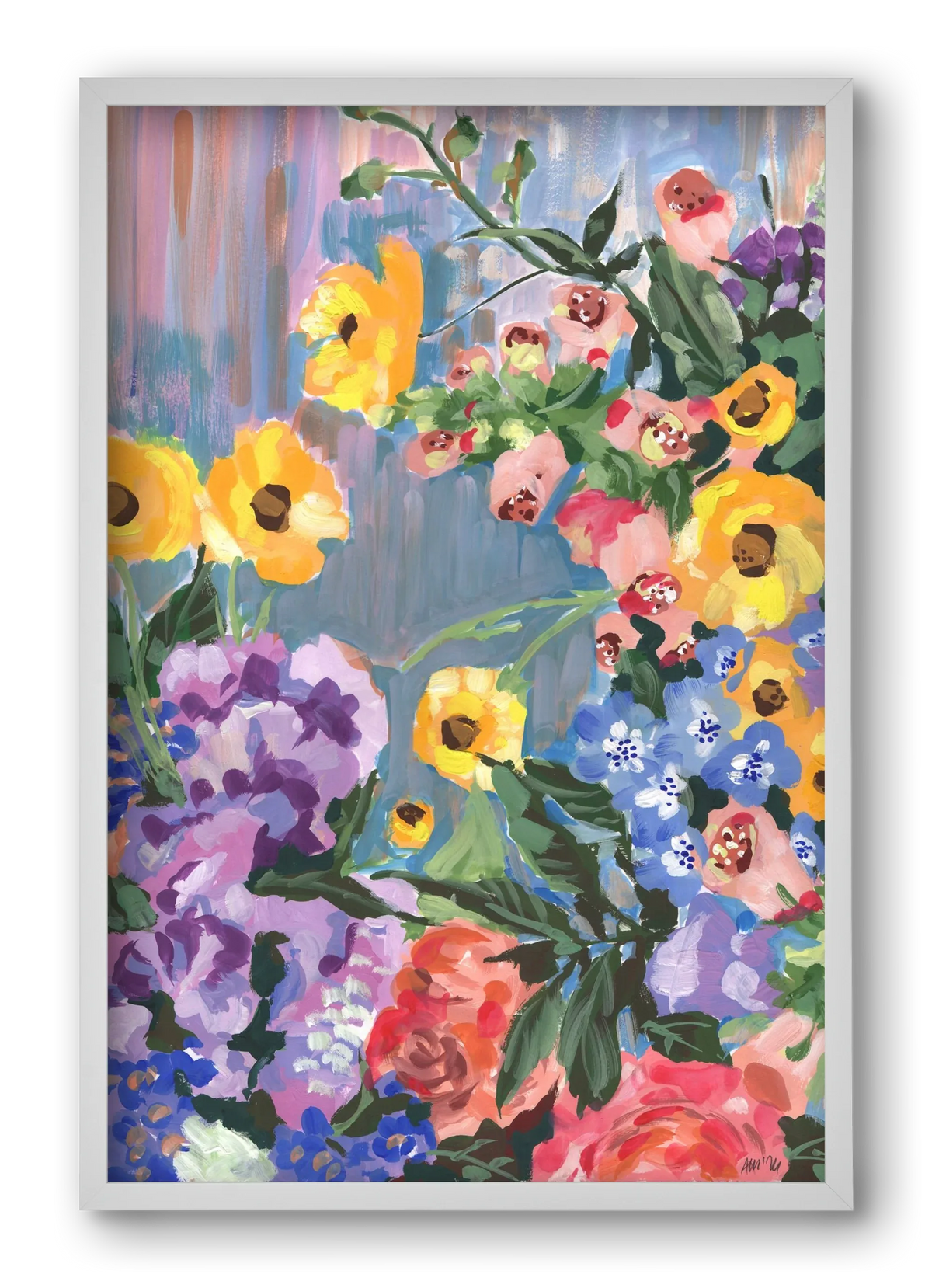 Retro Floral Bouqet - artbridge