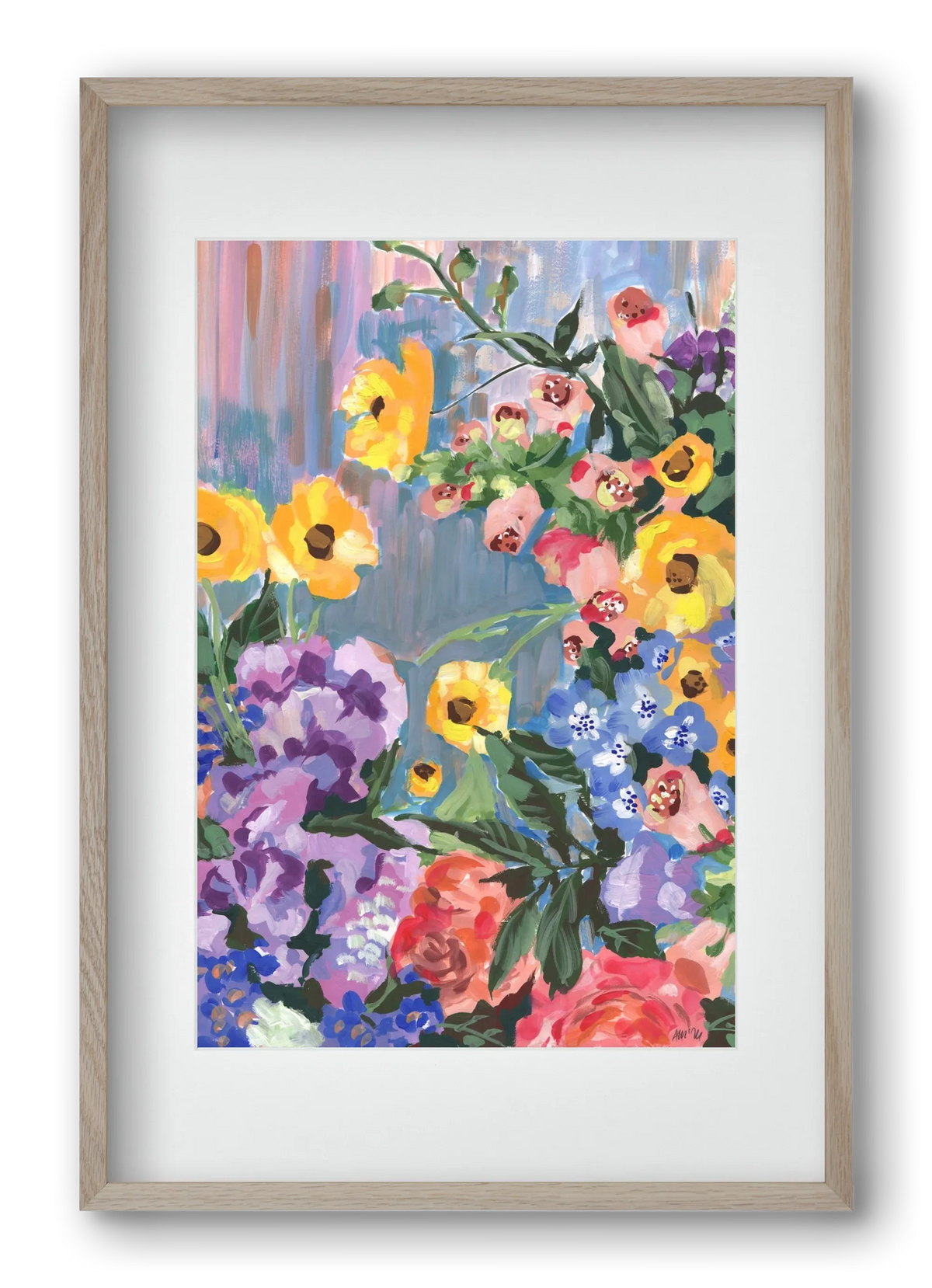 Retro Floral Bouqet - artbridge