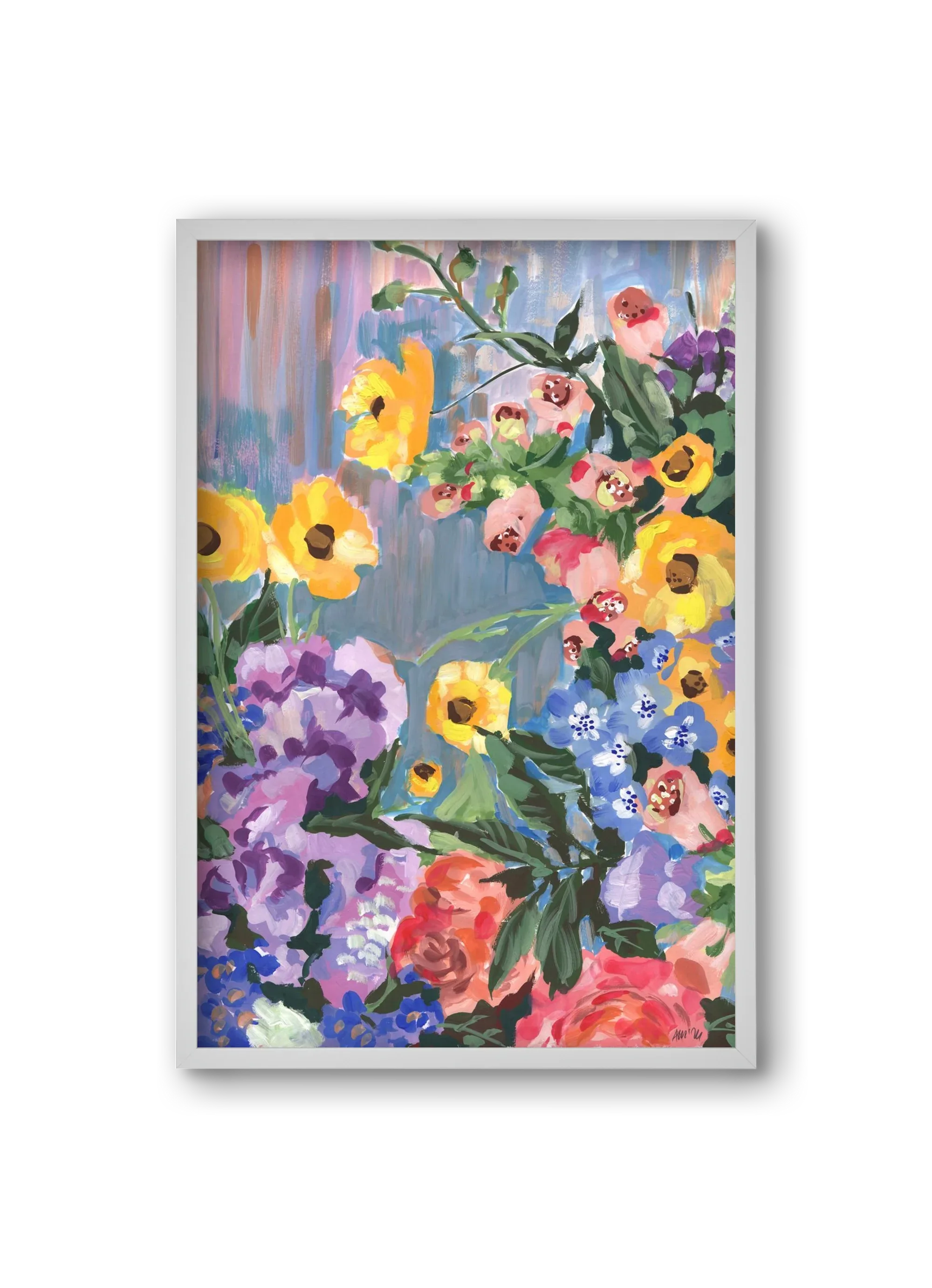 Retro Floral Bouqet - artbridge
