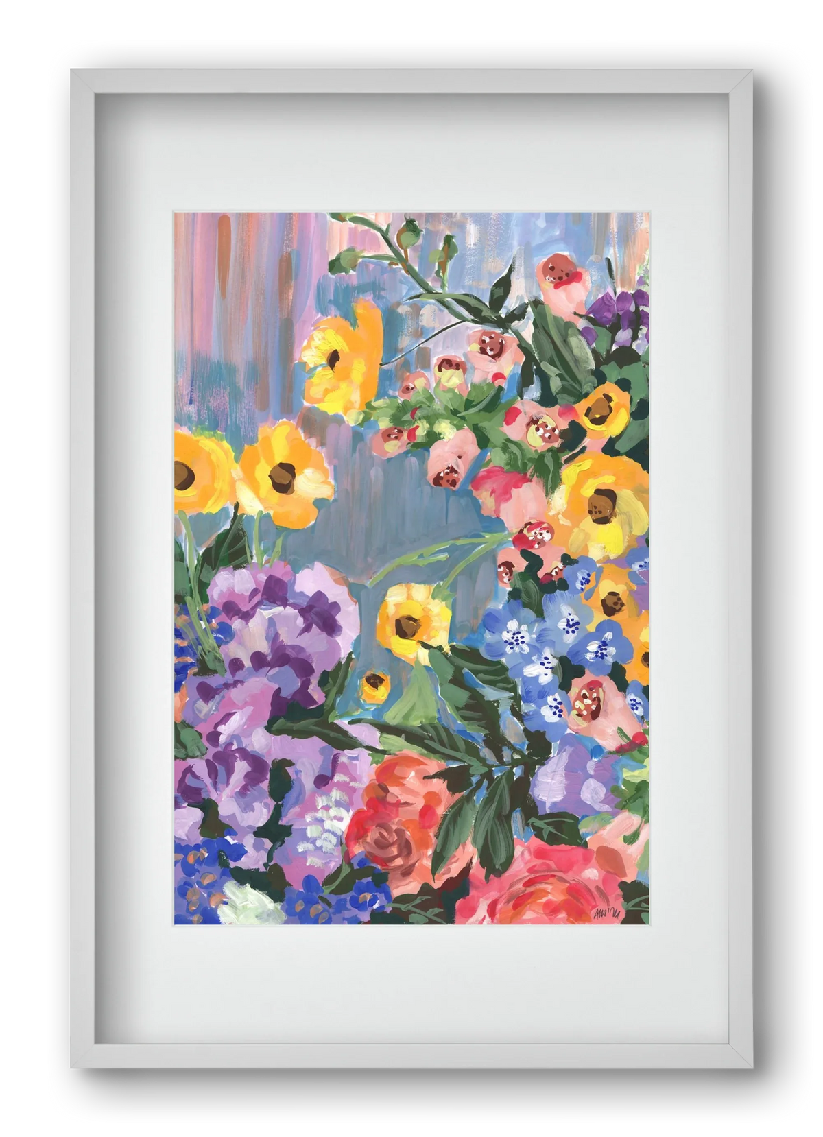 Retro Floral Bouqet - artbridge