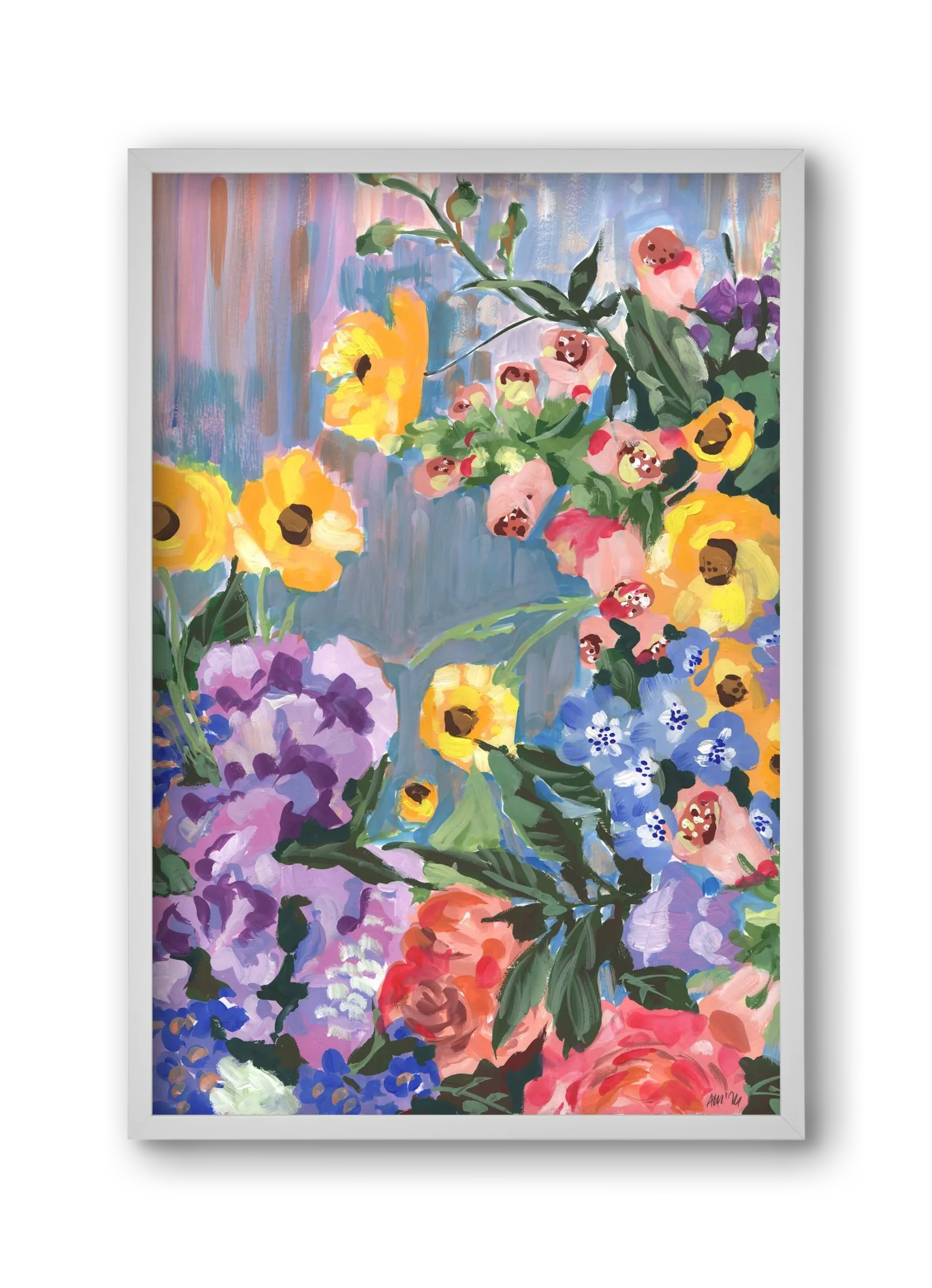 Retro Floral Bouqet - artbridge
