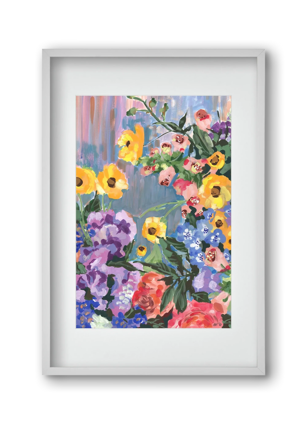 Retro Floral Bouqet - artbridge