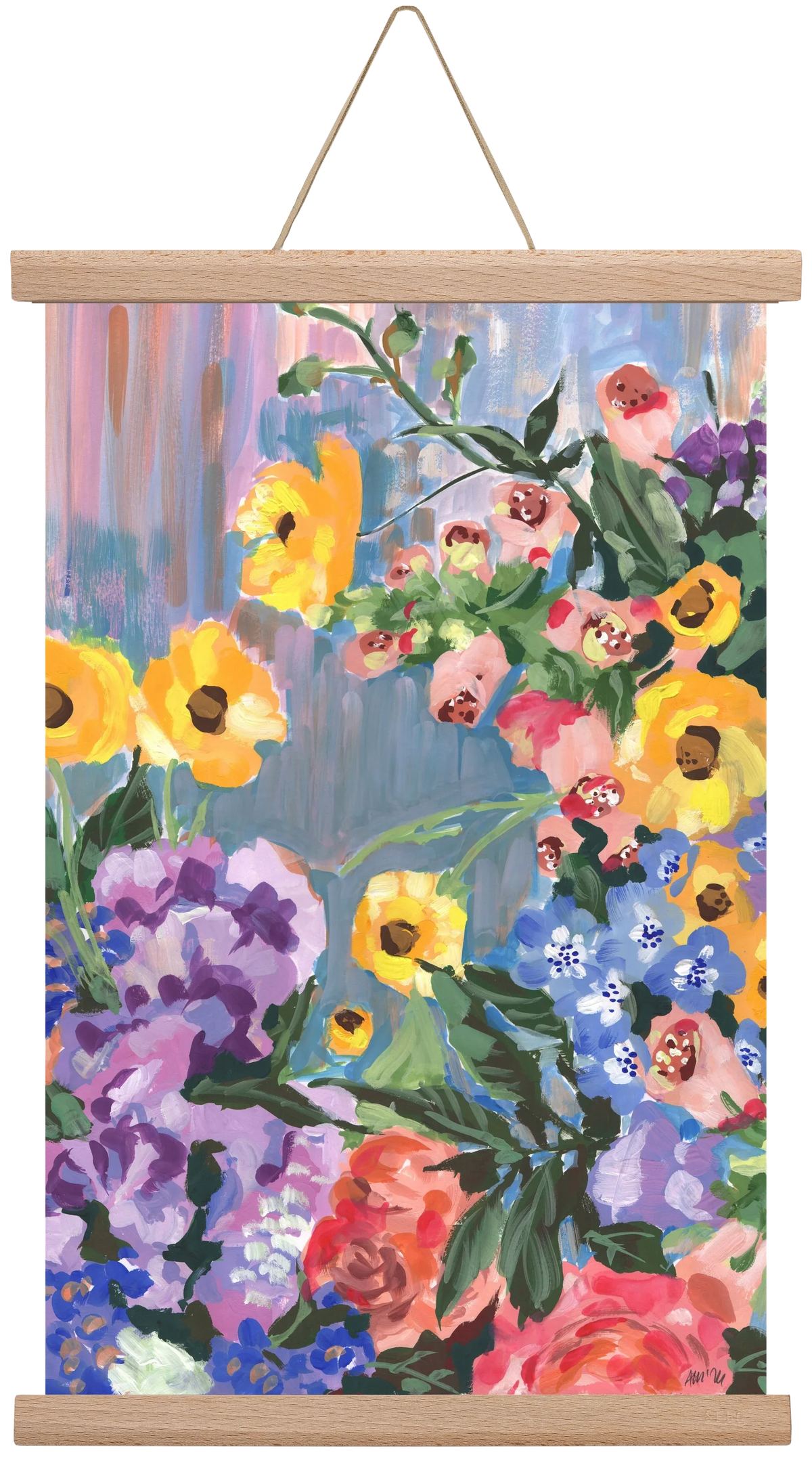 Retro Floral Bouqet - artbridge