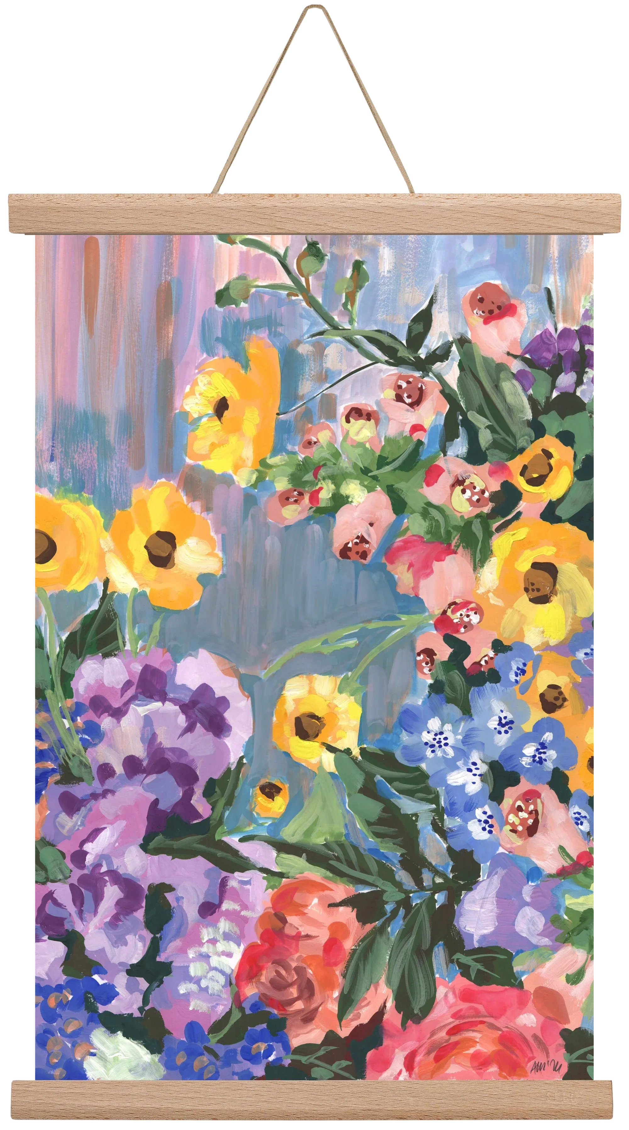 Retro Floral Bouqet - artbridge