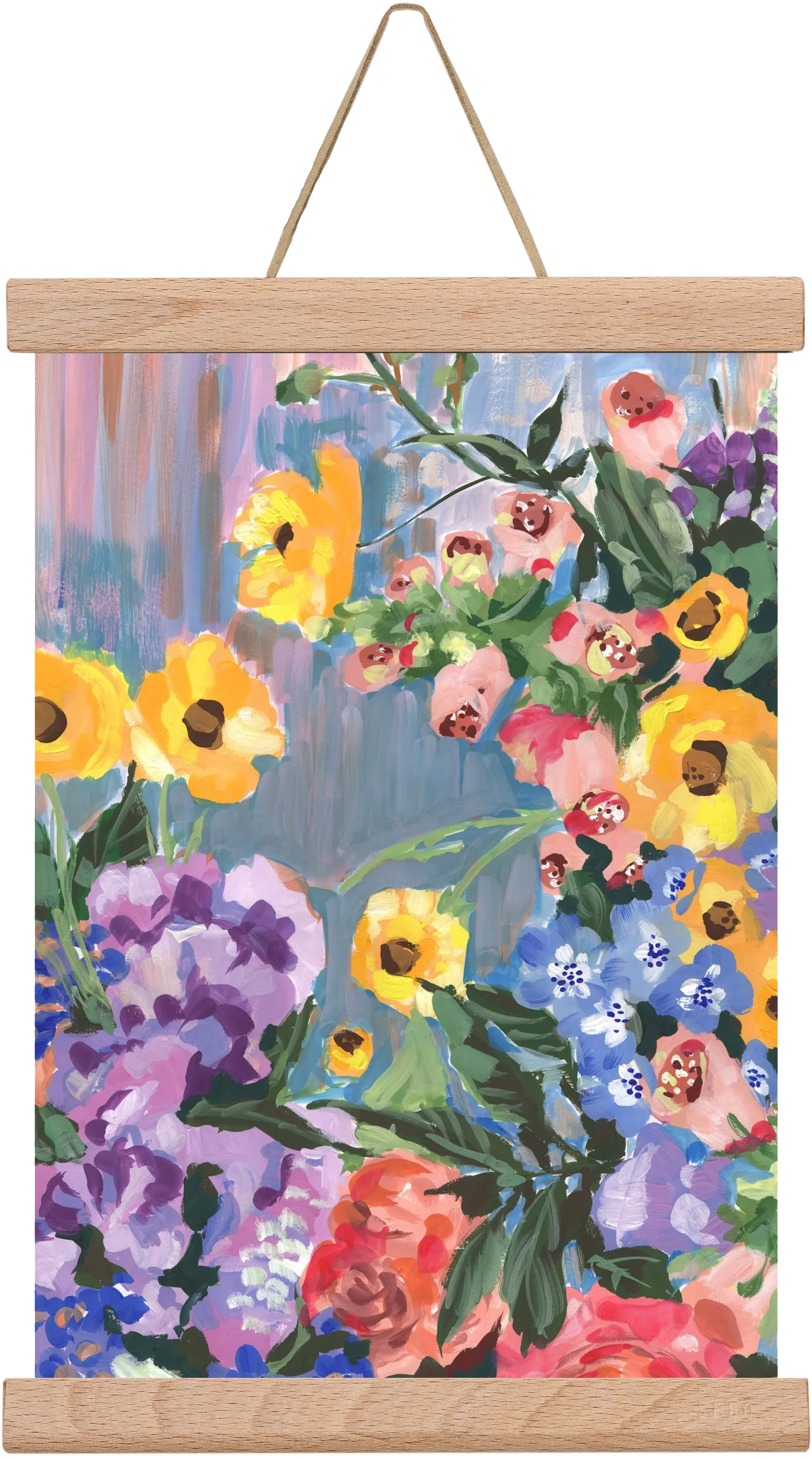 Retro Floral Bouqet - artbridge