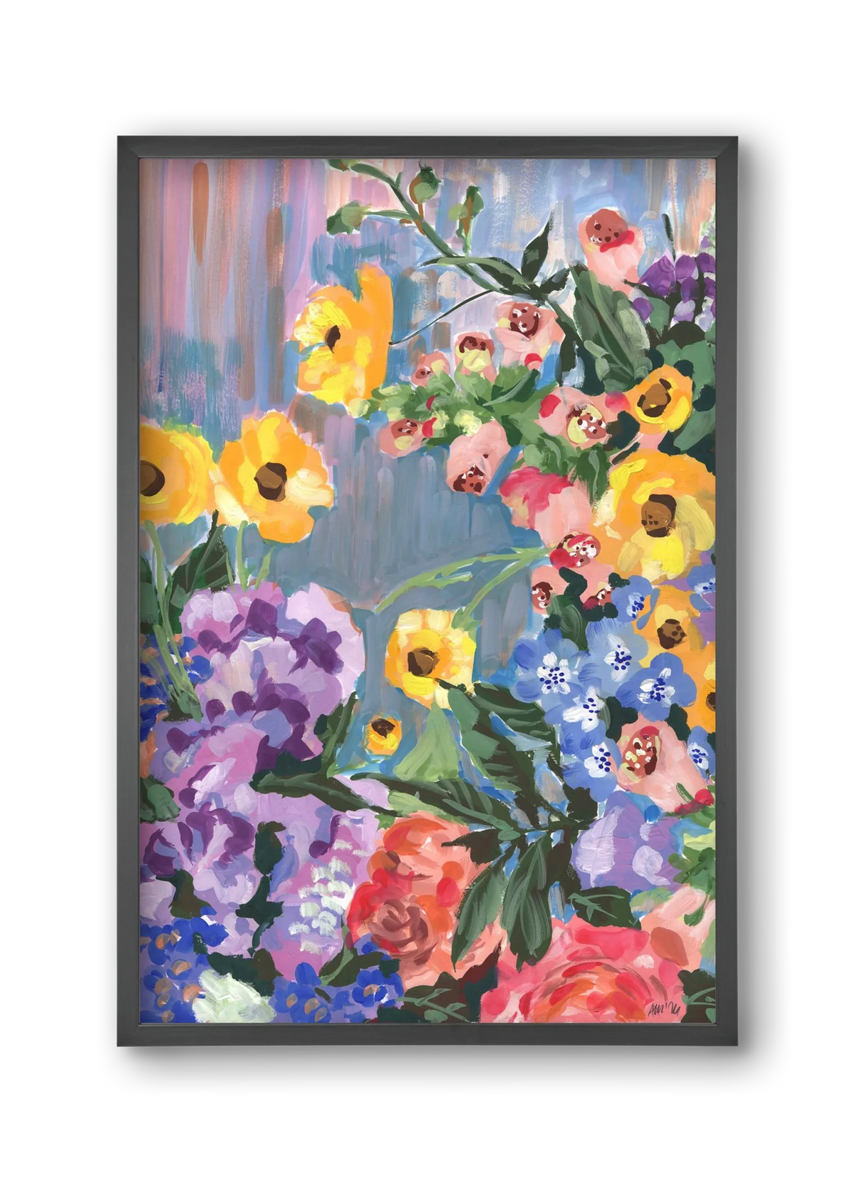 Retro Floral Bouqet - artbridge
