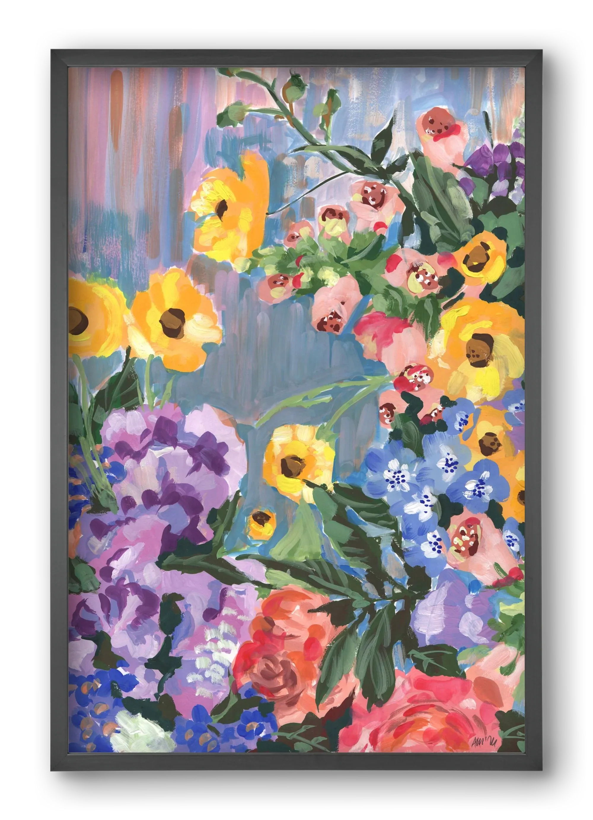 Retro Floral Bouqet - artbridge