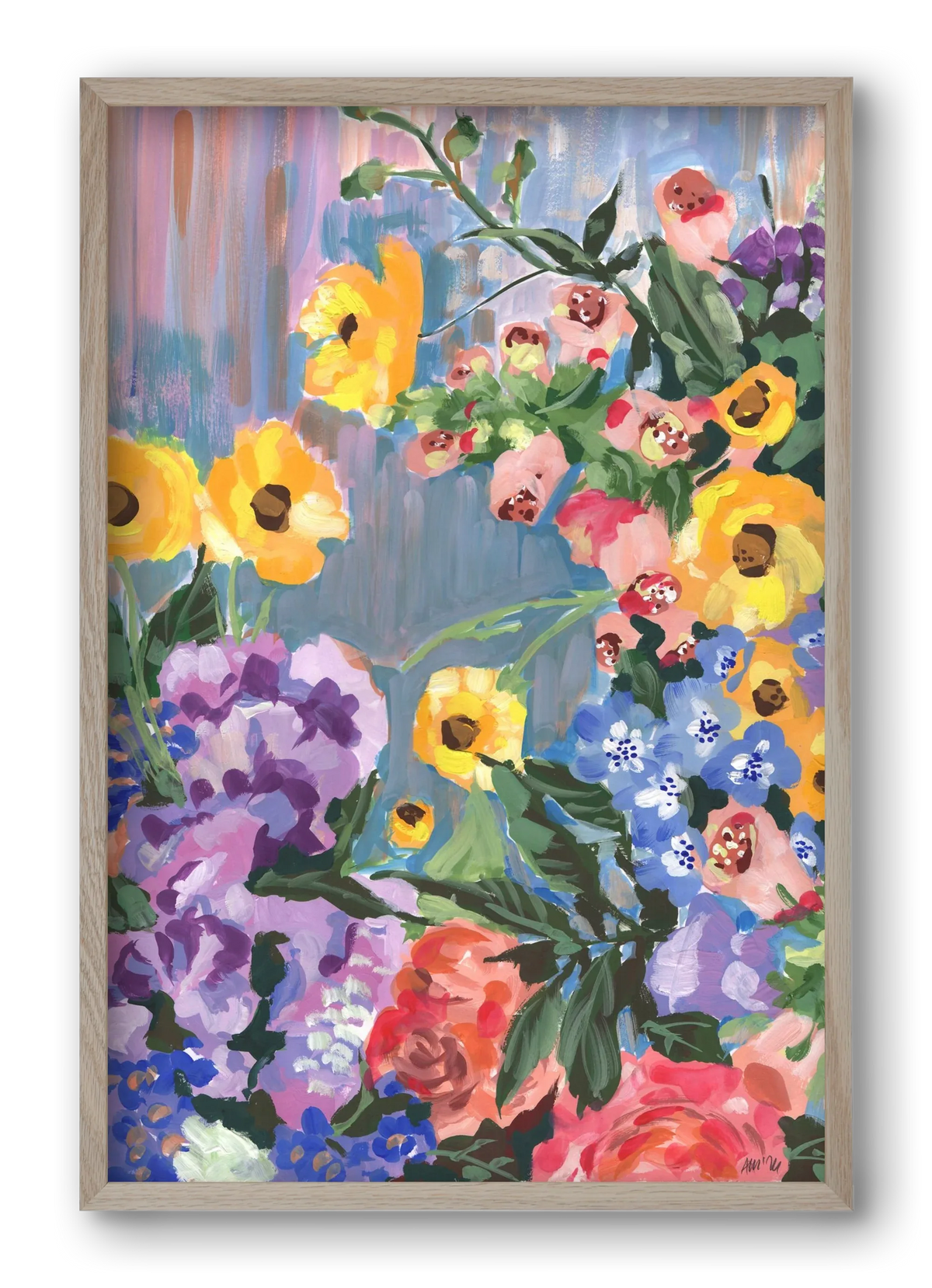 Retro Floral Bouqet - artbridge