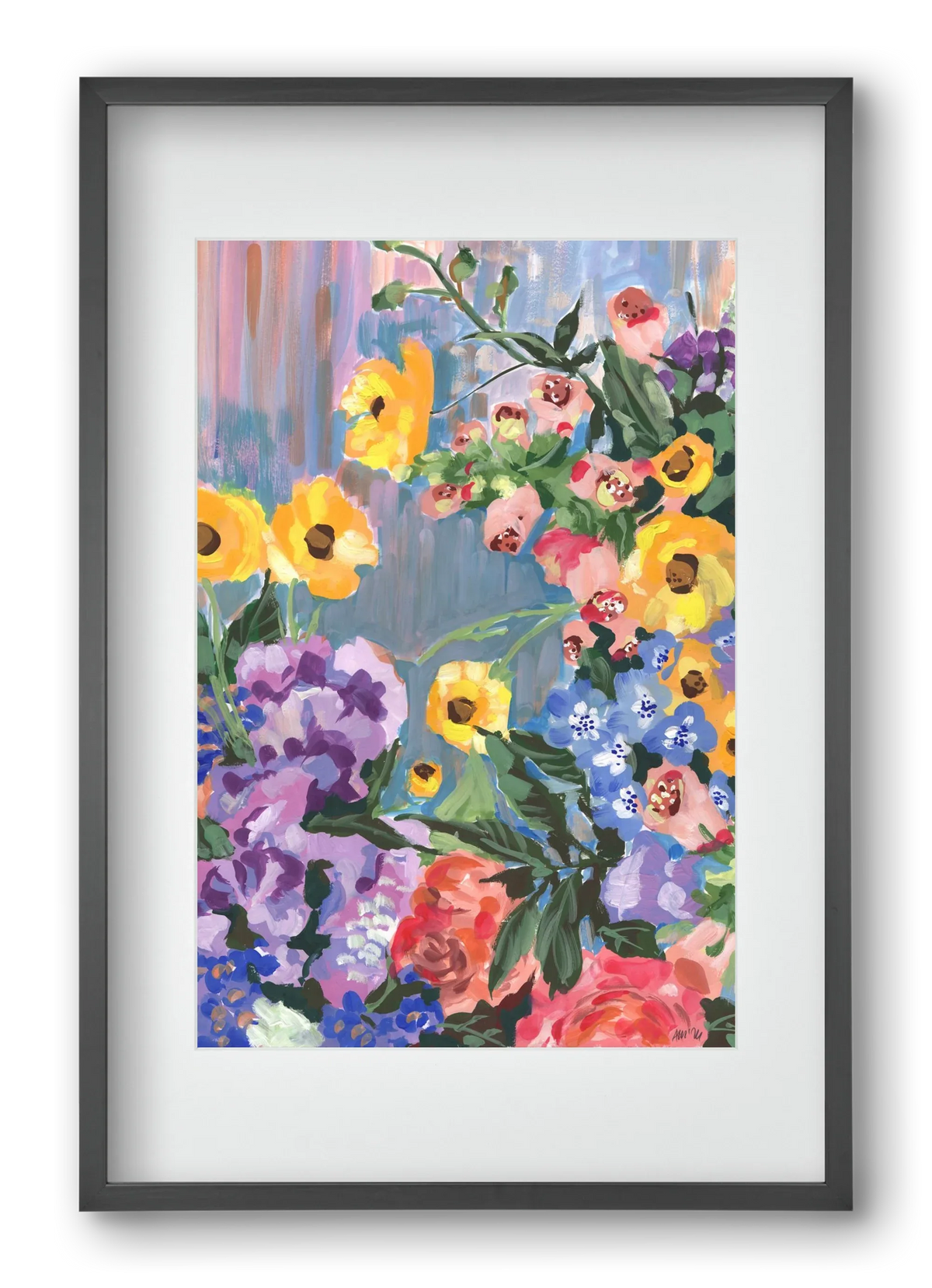 Retro Floral Bouqet - artbridge