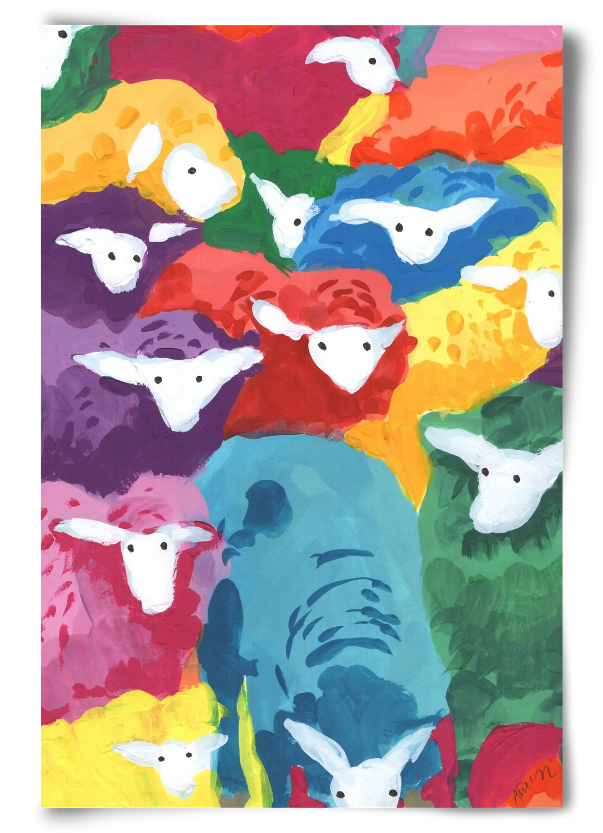 Colorful Sheep Cocktail - artbridge
